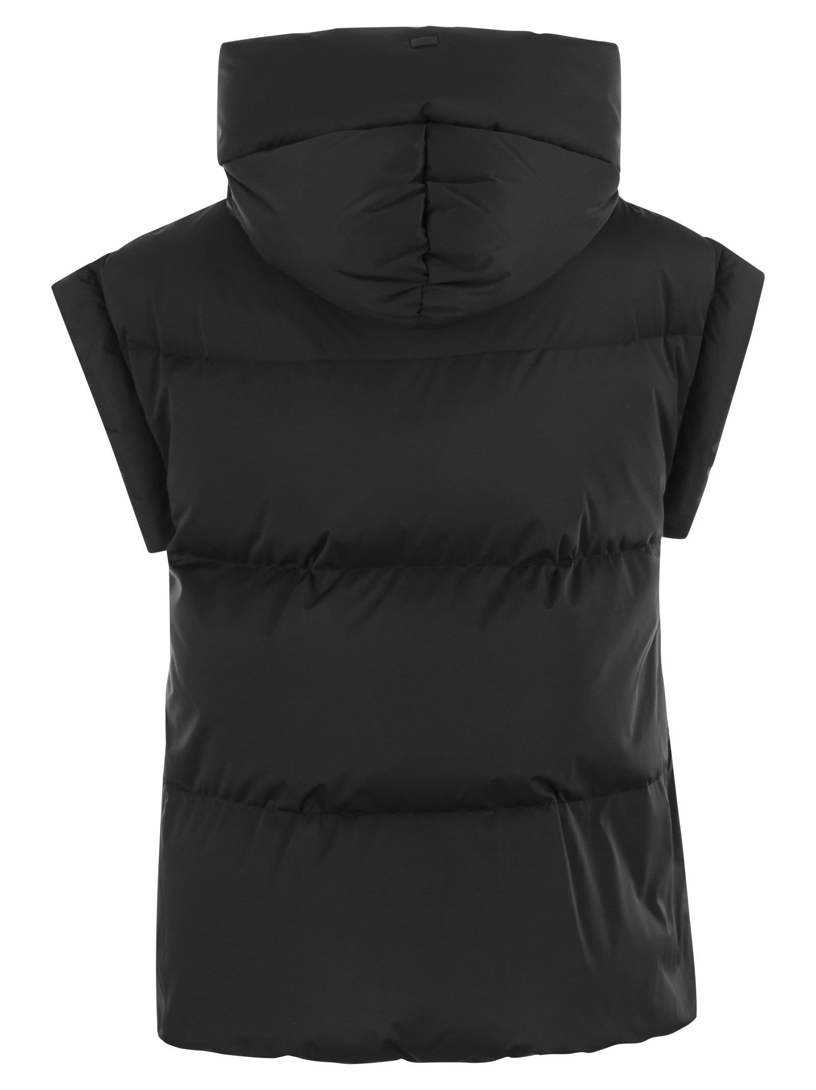 Herno Laminar Stain Pro Sleeve In Black