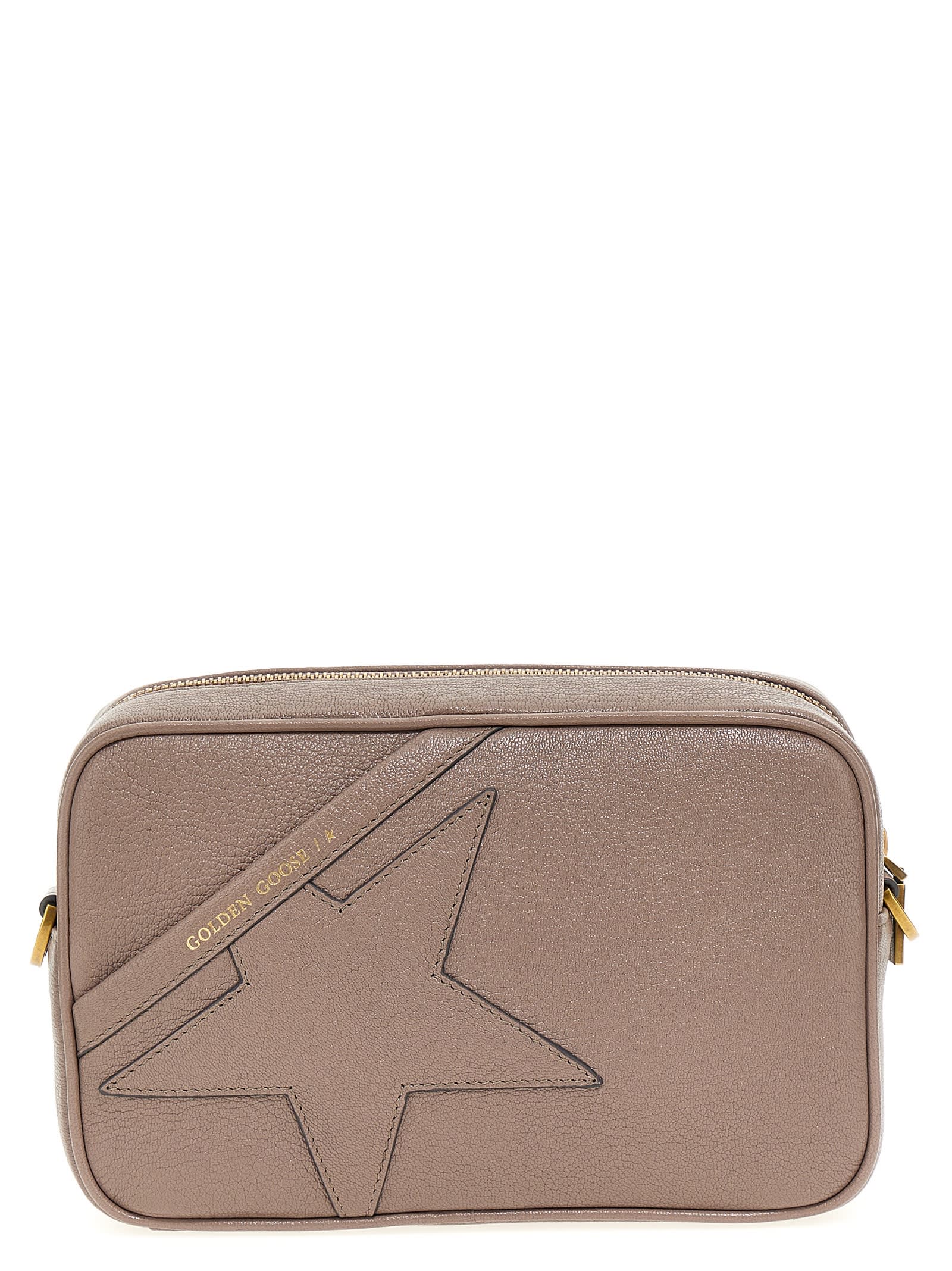 Golden Goose Star Bag Crossbody Bag In Beige