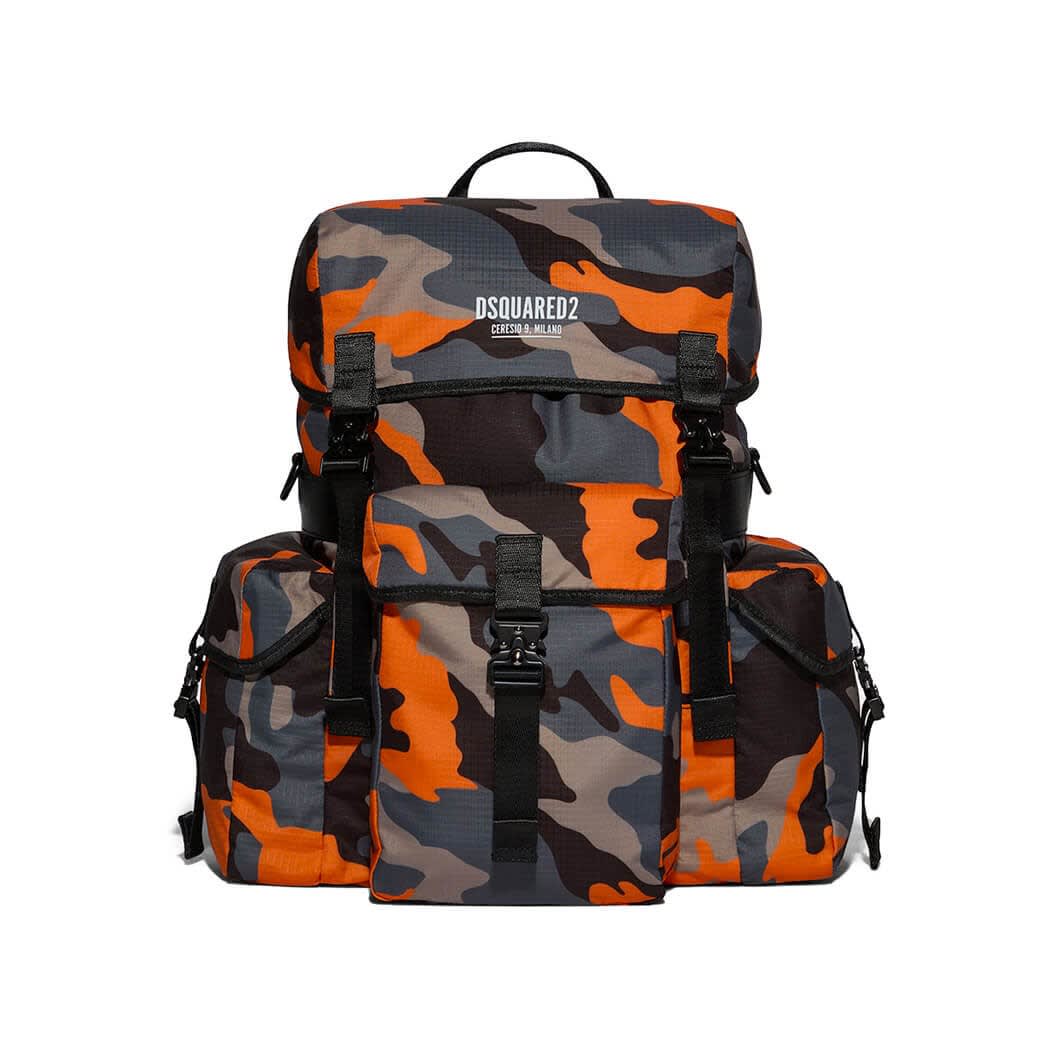 Dsquared2 Ceresio 9 Camo Orange Backpack