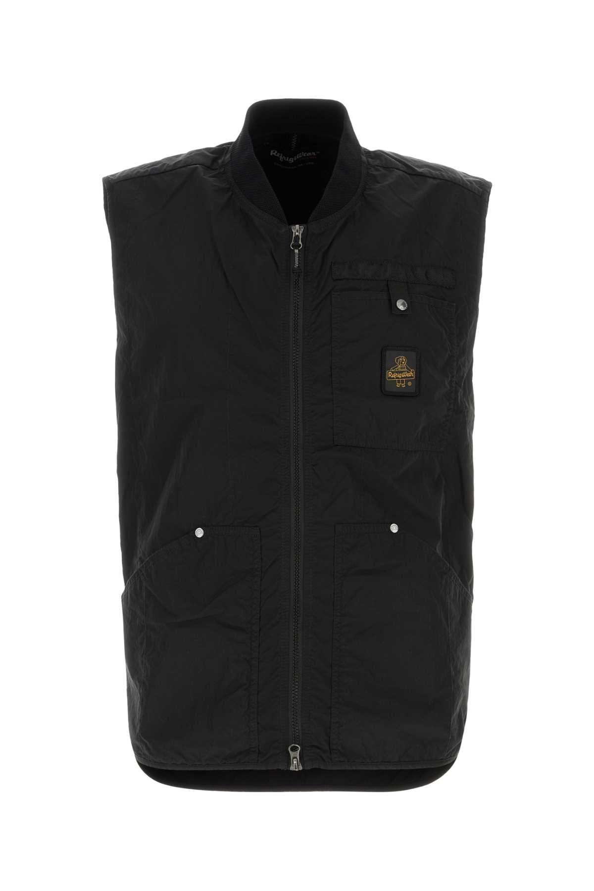 Black Nylon Vest