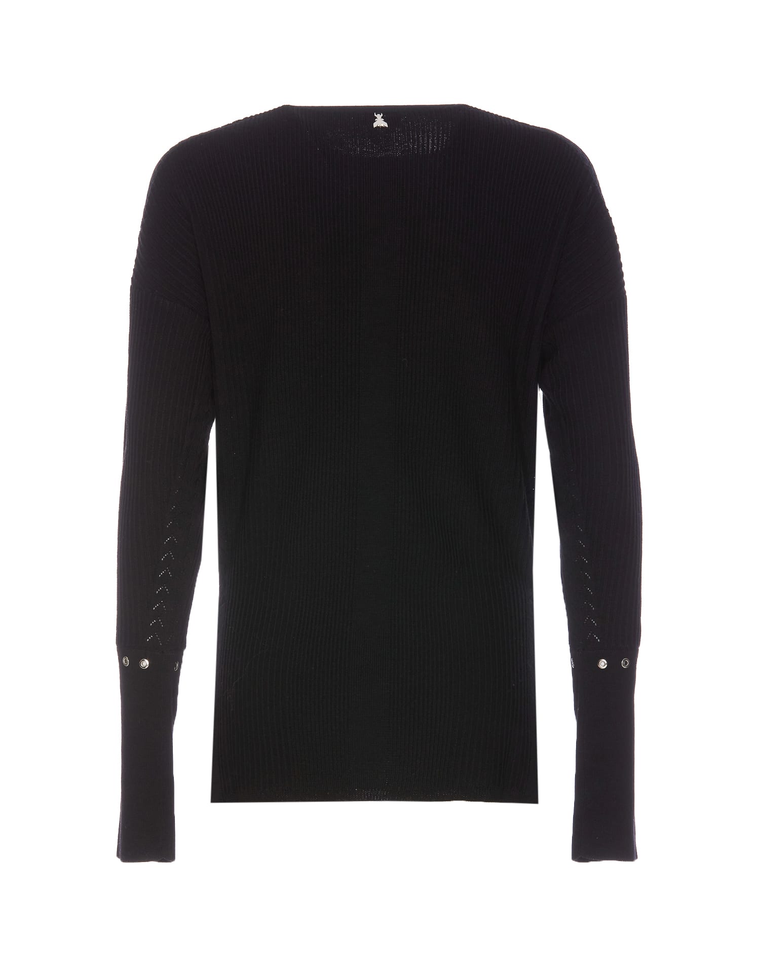 Shop Patrizia Pepe Sweater In Black