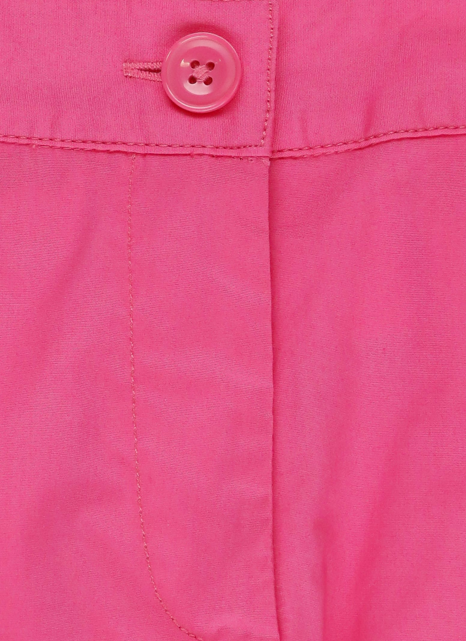 Shop Twinset Cotton Pants In Fuchsia