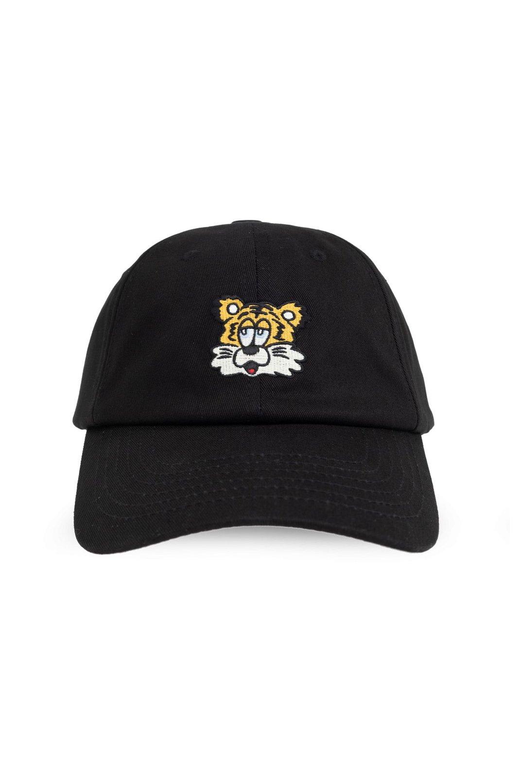 Tiger Embroidered Curved Peak Cap