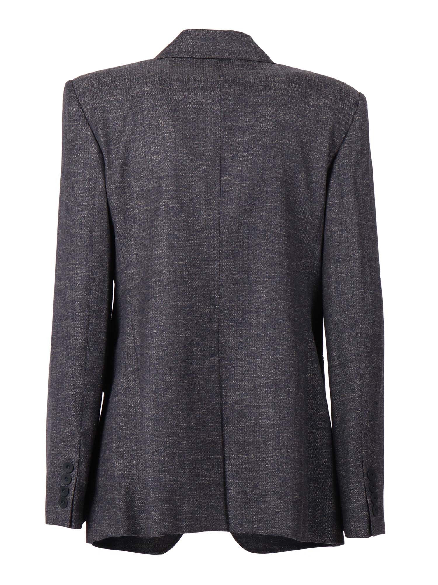 Max Mara Hodeida Button Jacket In Blue