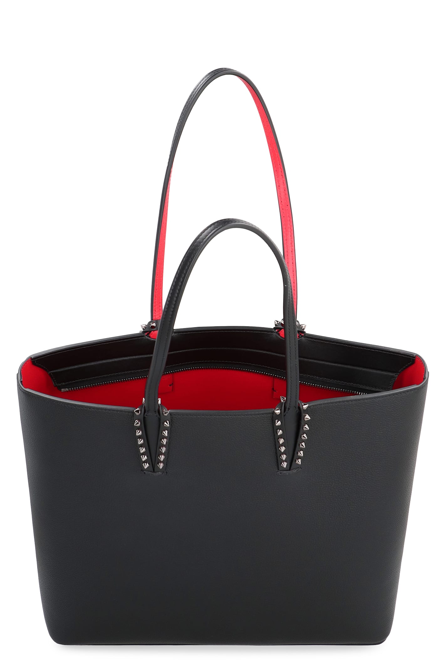 Shop Christian Louboutin Cabata Leather Tote In Black