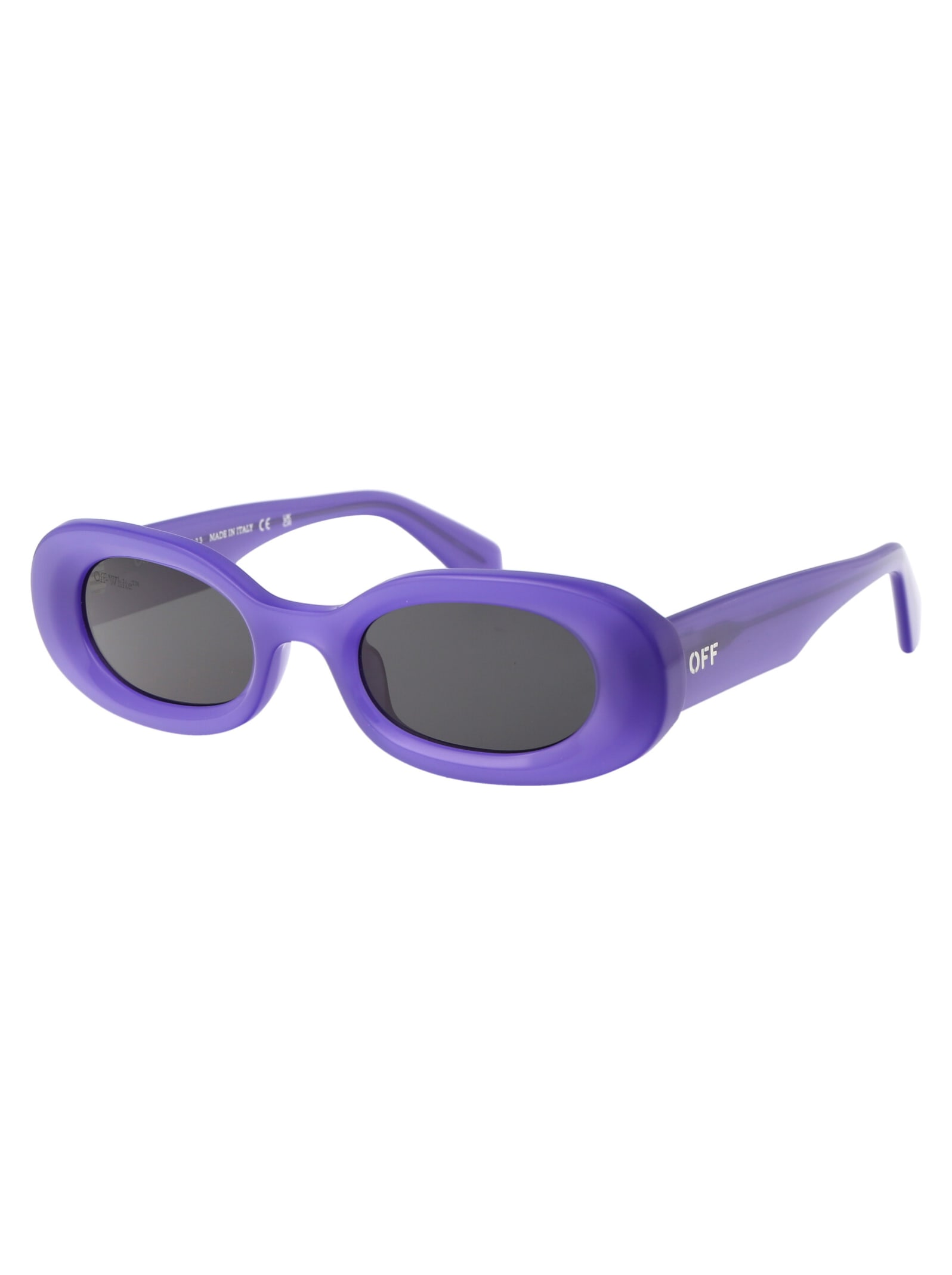 Shop Off-white Amalfi Sunglasses In 3707 Purple