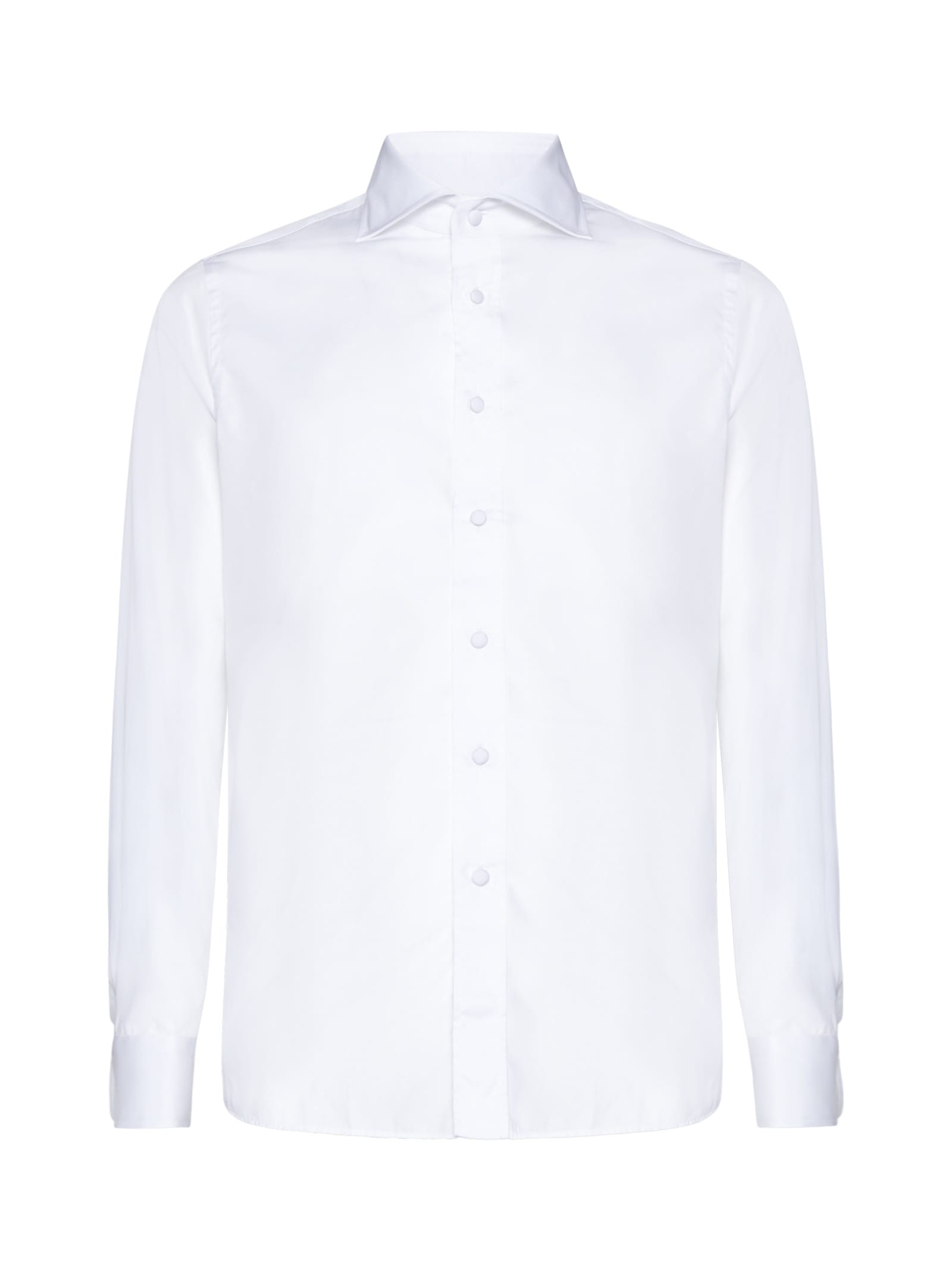 Shop Tagliatore Shirt In White