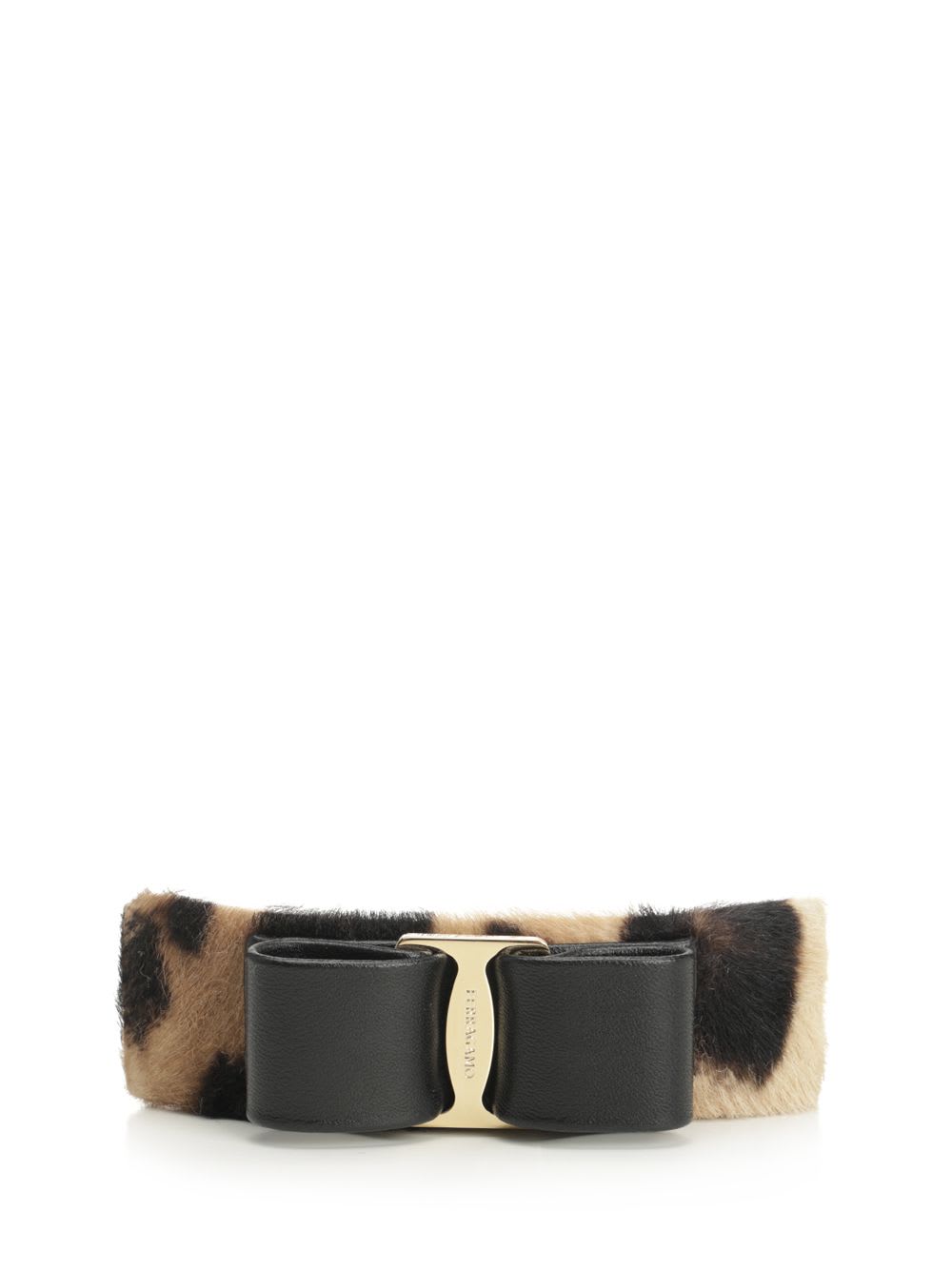 Ferragamo Ponyleo Hair Clip In Brown