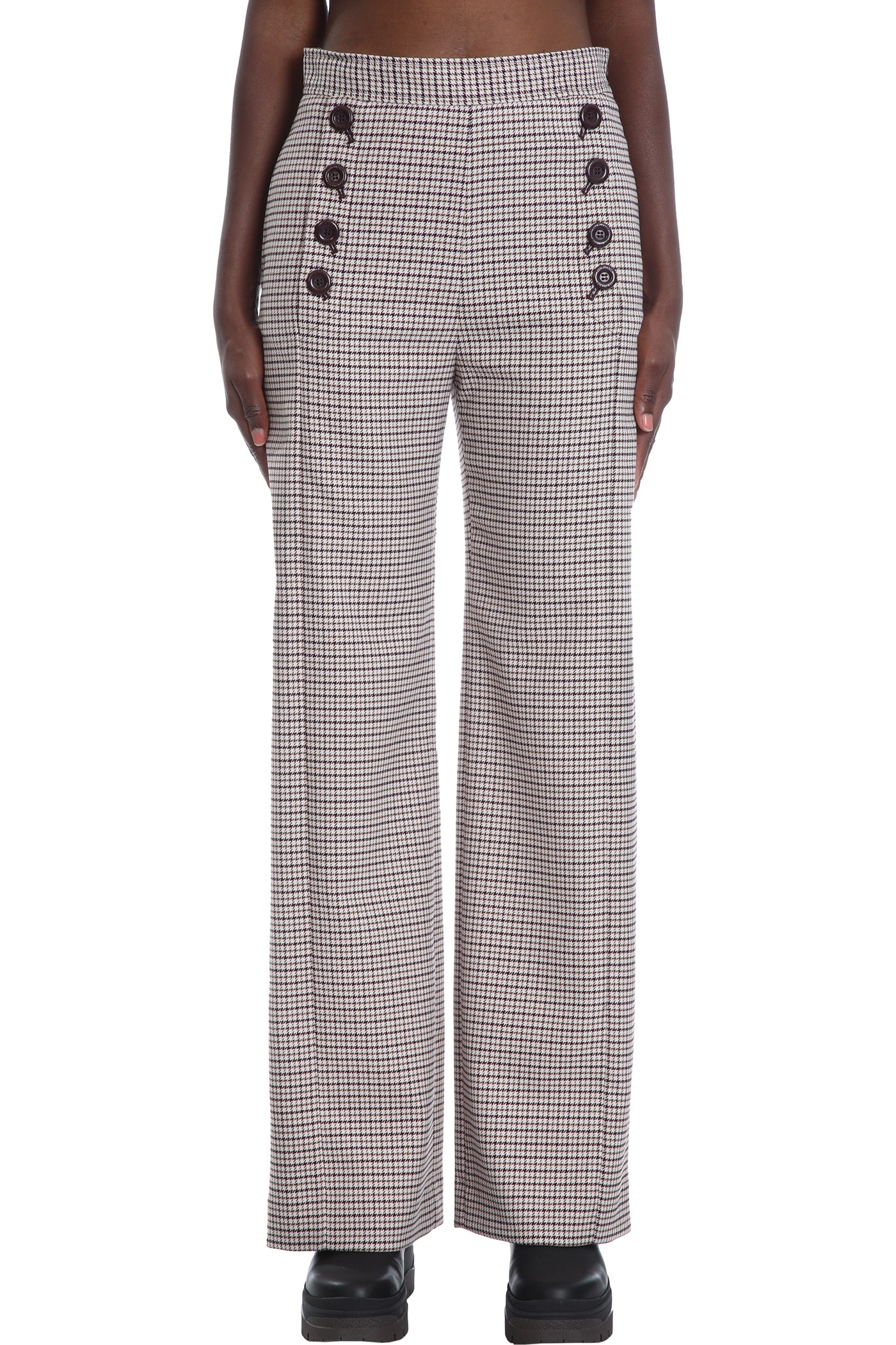 See by Chloé Pants In Multicolor Polyester
