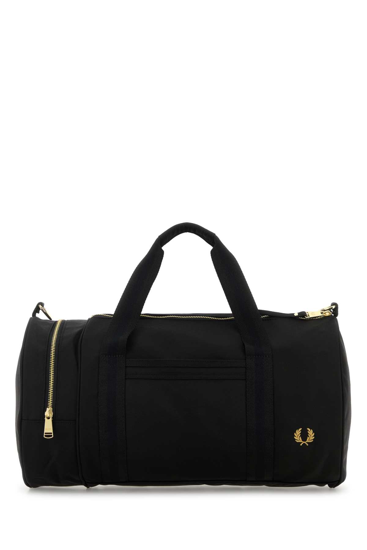 Fred Perry Travel Bag Featuring Gold-tone Hardware In Black