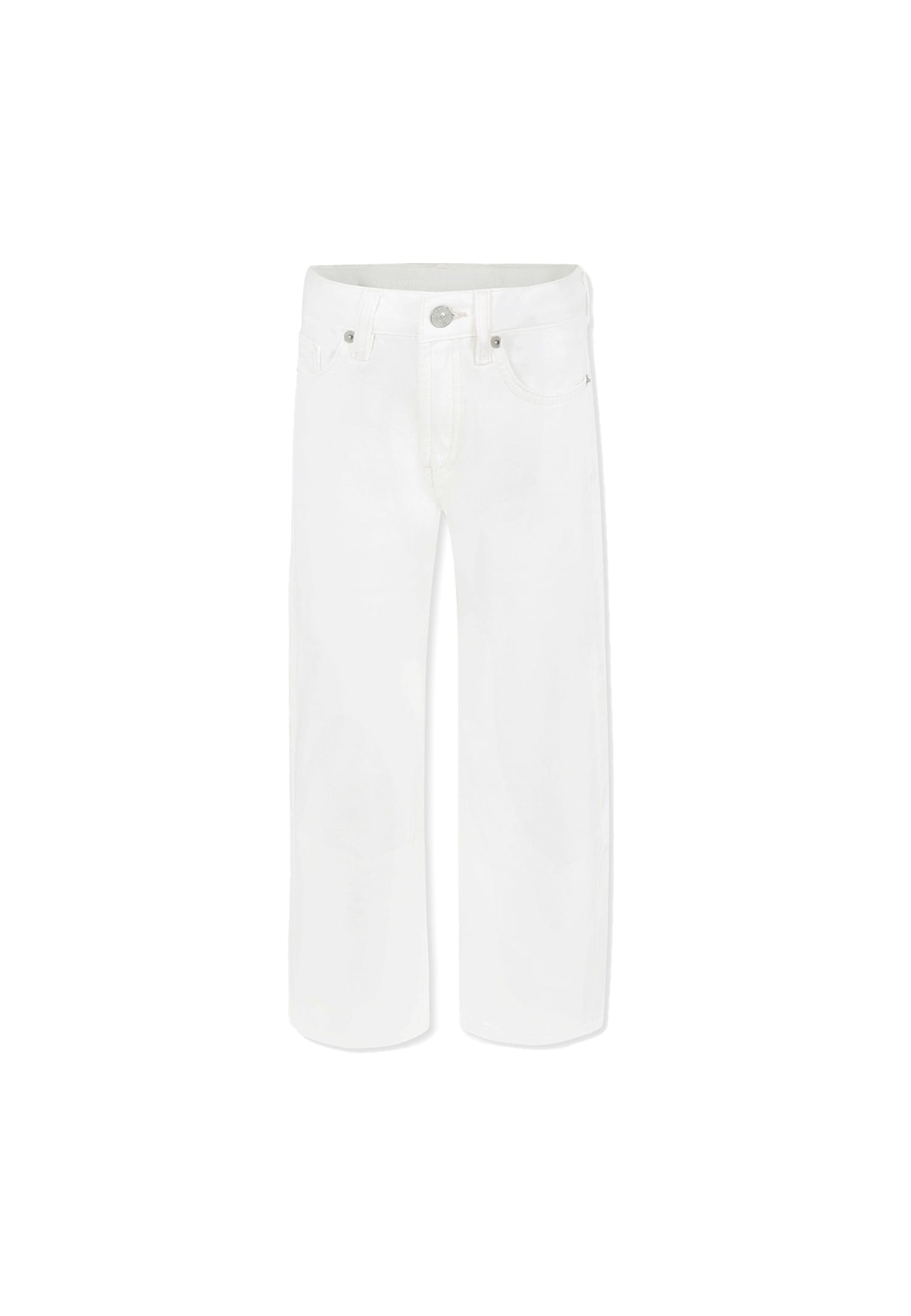 Diesel Straight Jeans In White