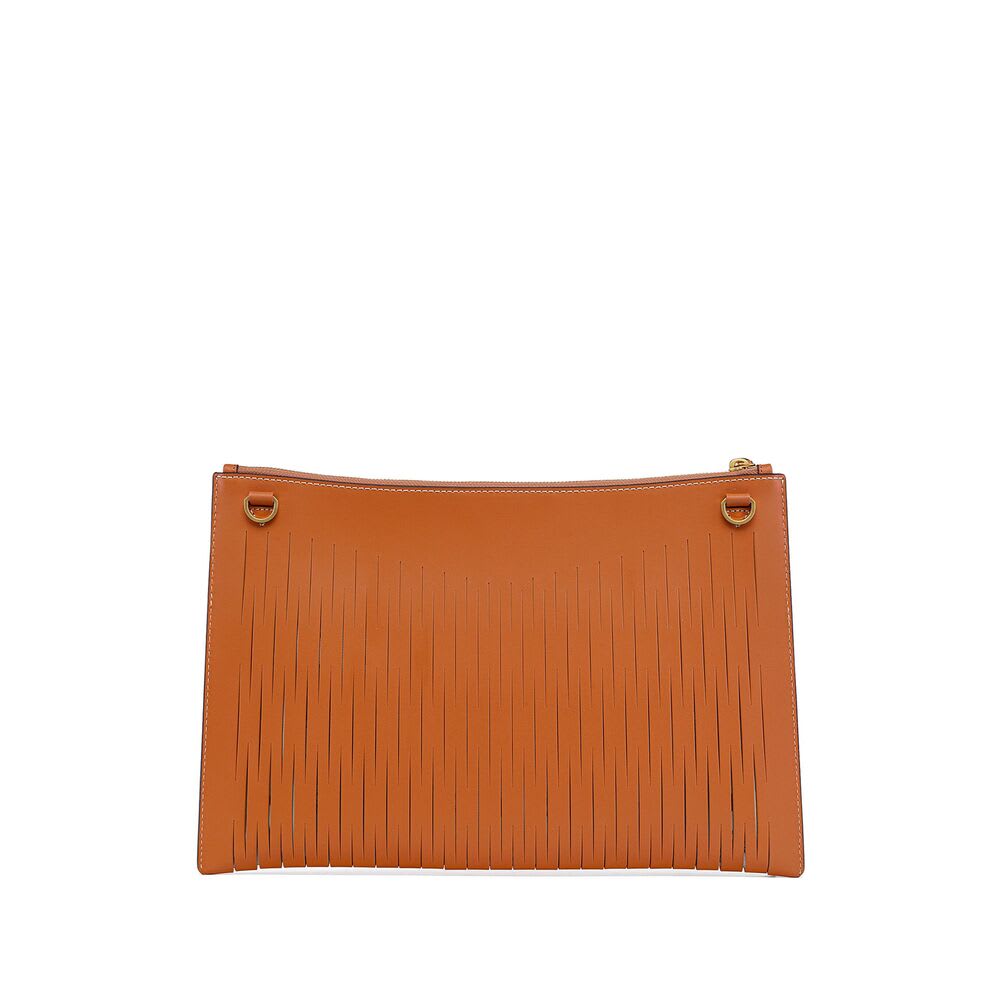 Mcm Mittelgrosse Aren Clutch In Brown