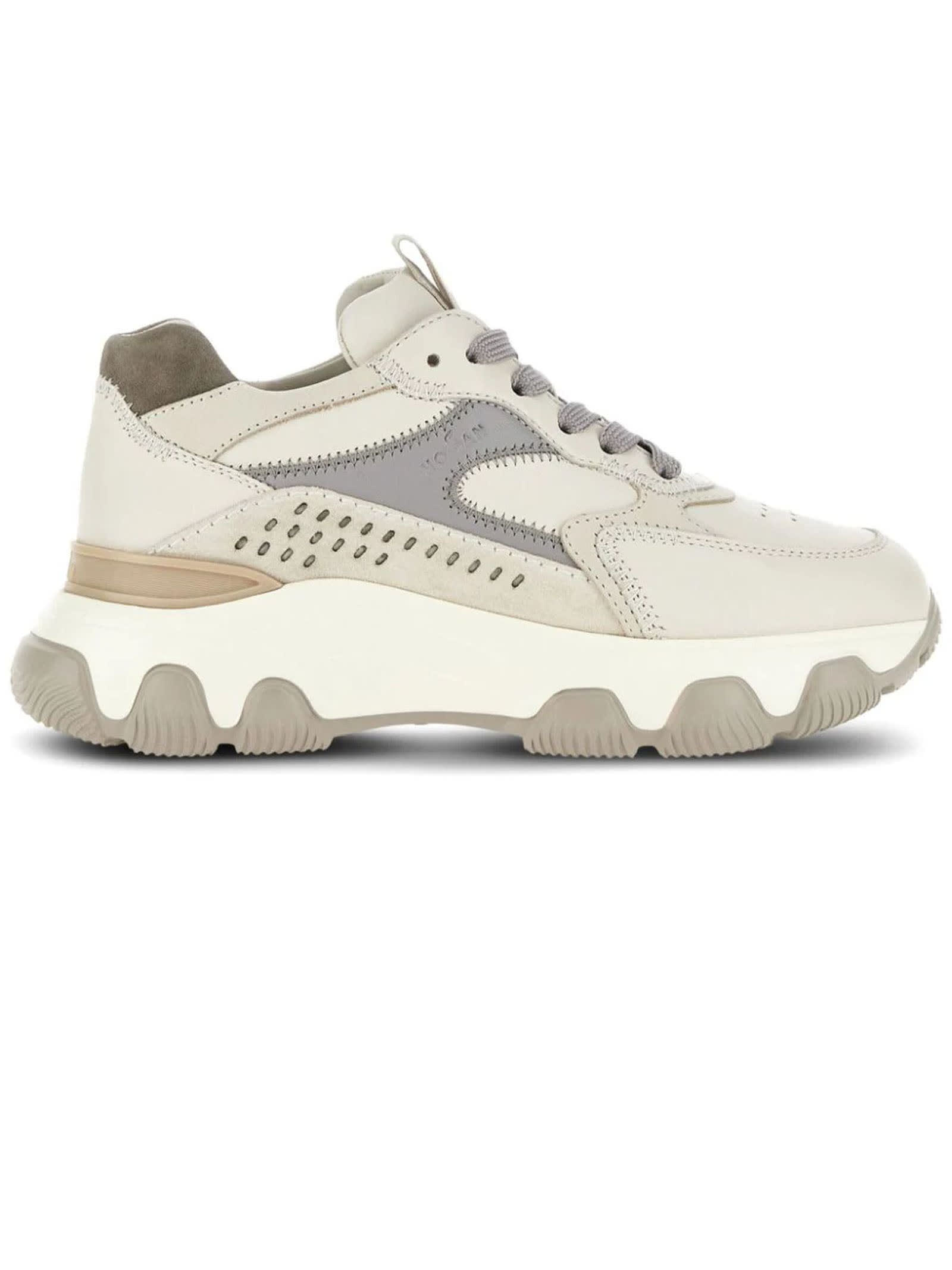 Shop Hogan Sneakers Ivory