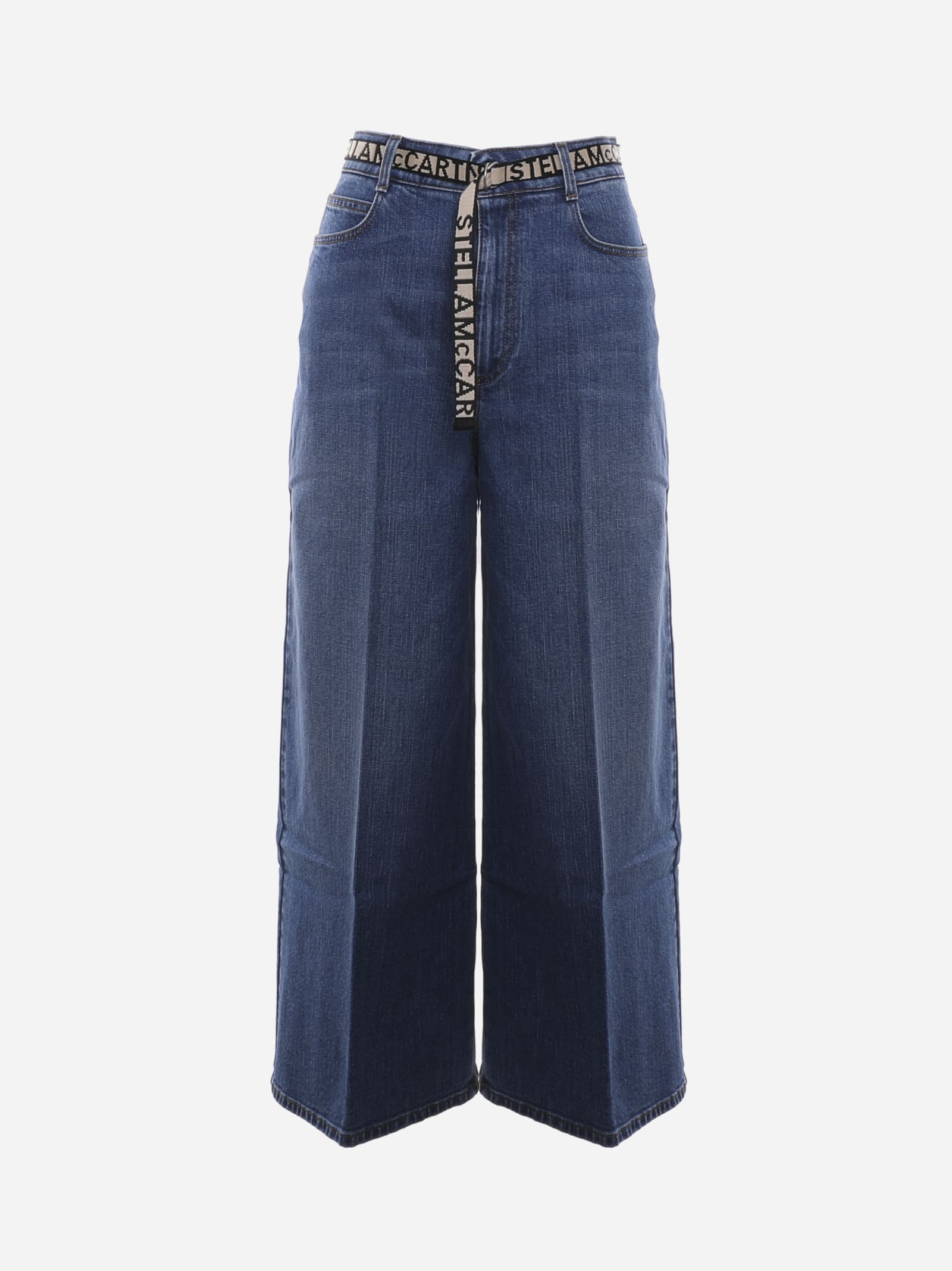 Stella McCartney Five-pocket Bootcut Jeans With Belt