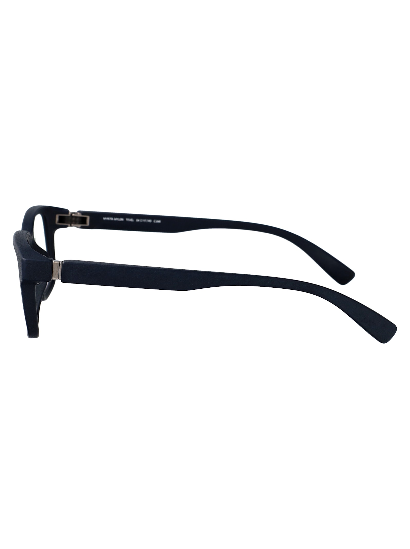 Mykita Helicon Rectangle Frame Glasses In Indigo