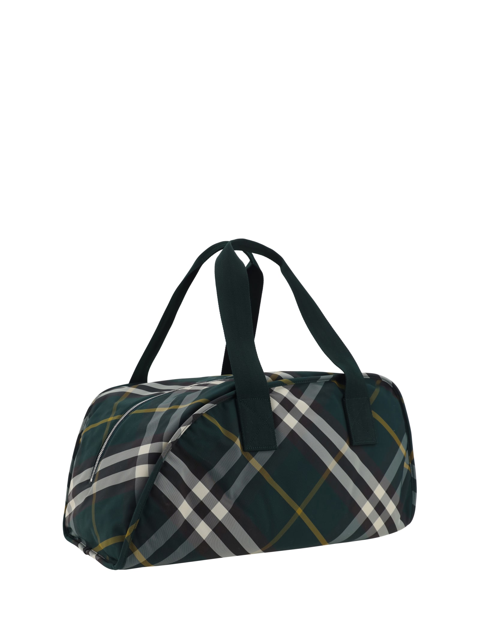 Shop Burberry Holdall Travel Bag In Ivy
