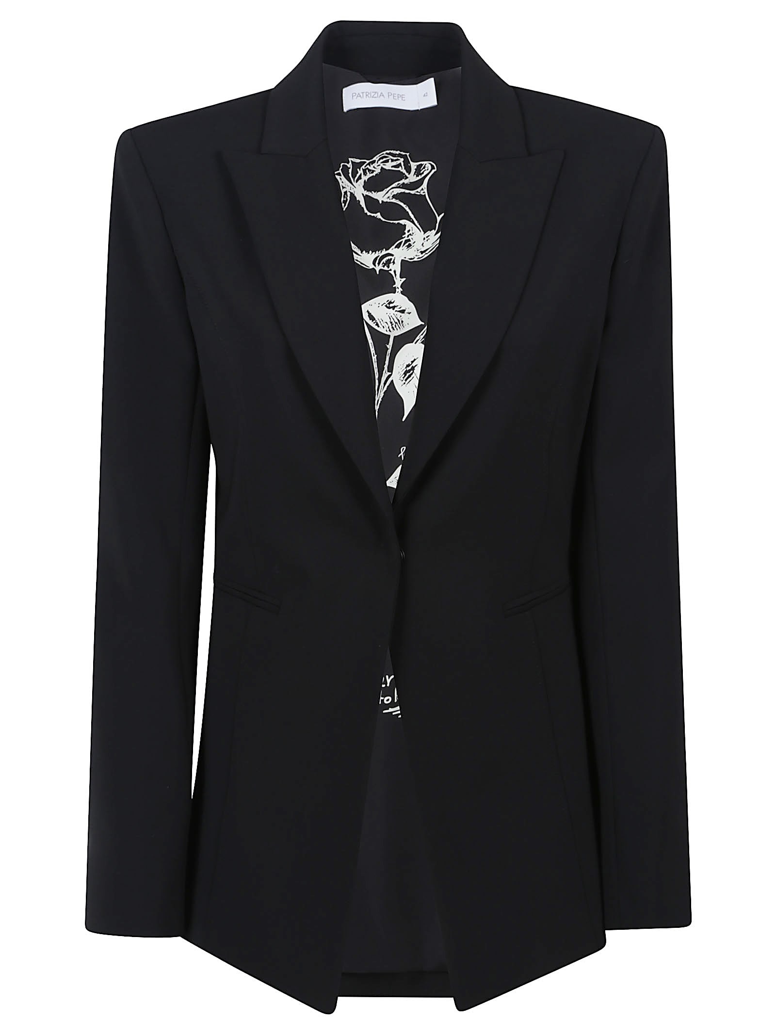 Patrizia Pepe Essential Jacket In Black