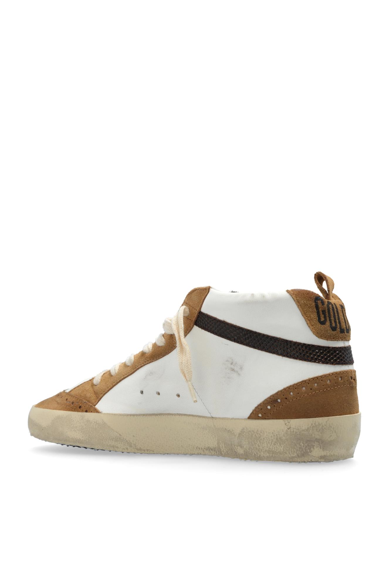 Shop Golden Goose Sports Shoes Mid Star Classic In Bianco