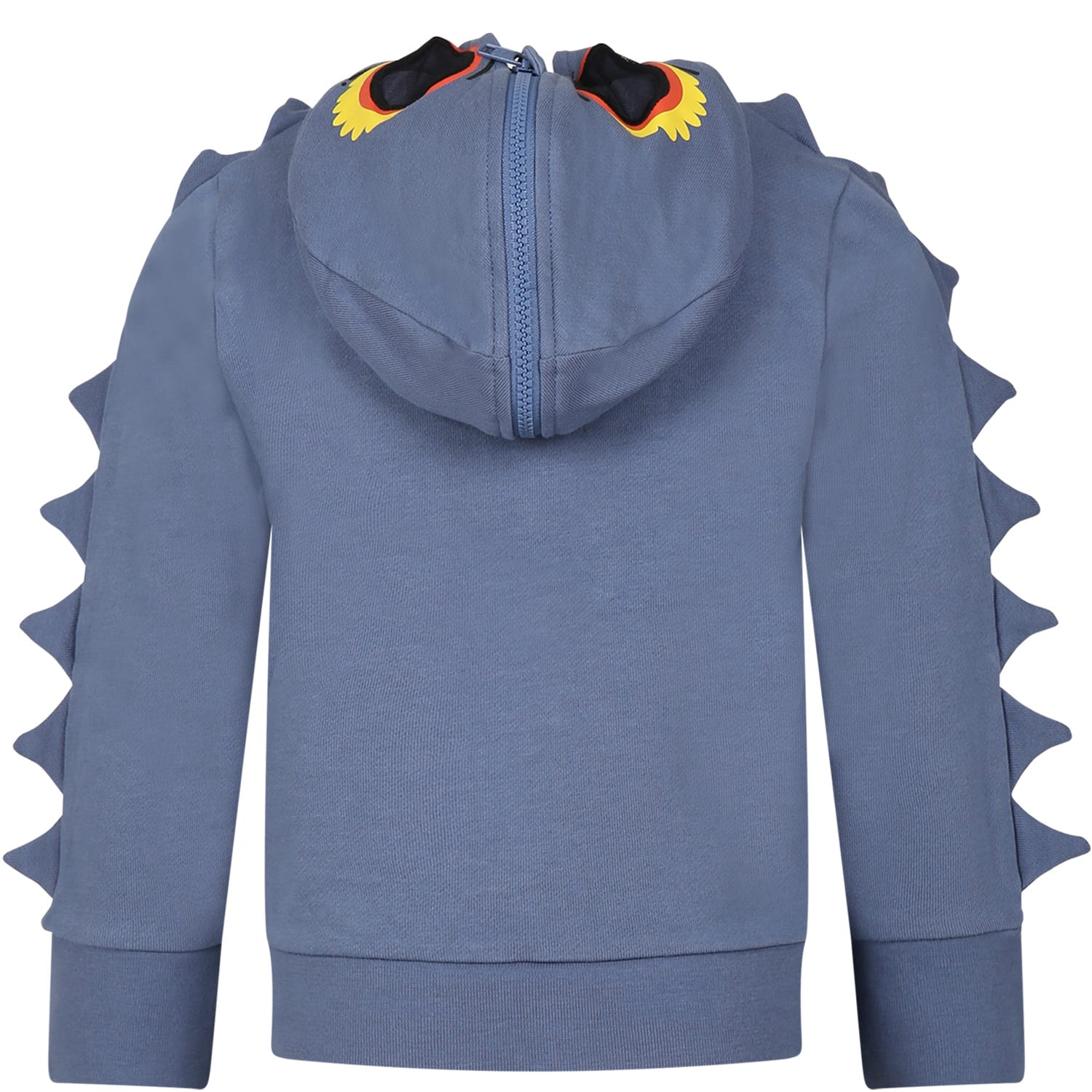 Stella Mccartney Blue Sweater For Boy With Print In Blue
