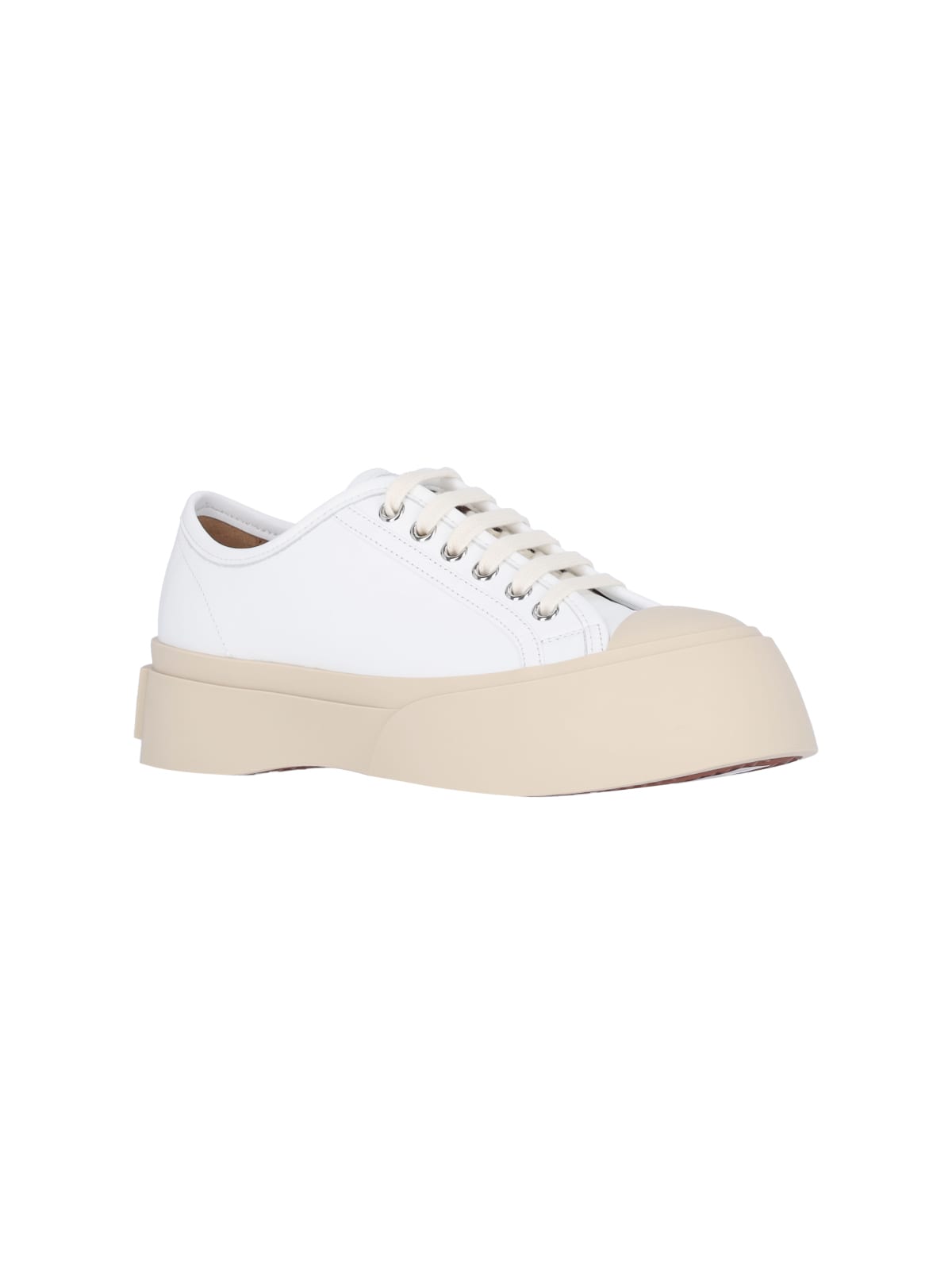 Shop Marni Pablo Platform Sneakers In White