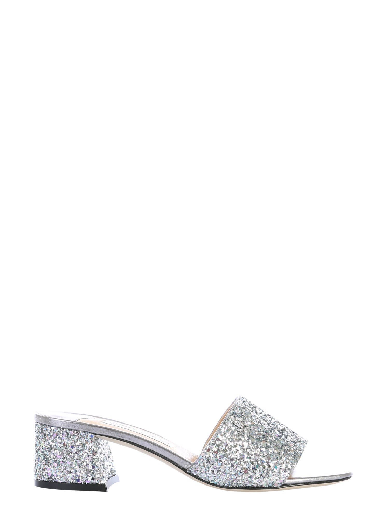 JIMMY CHOO MULE MINE SANDALS,11257322