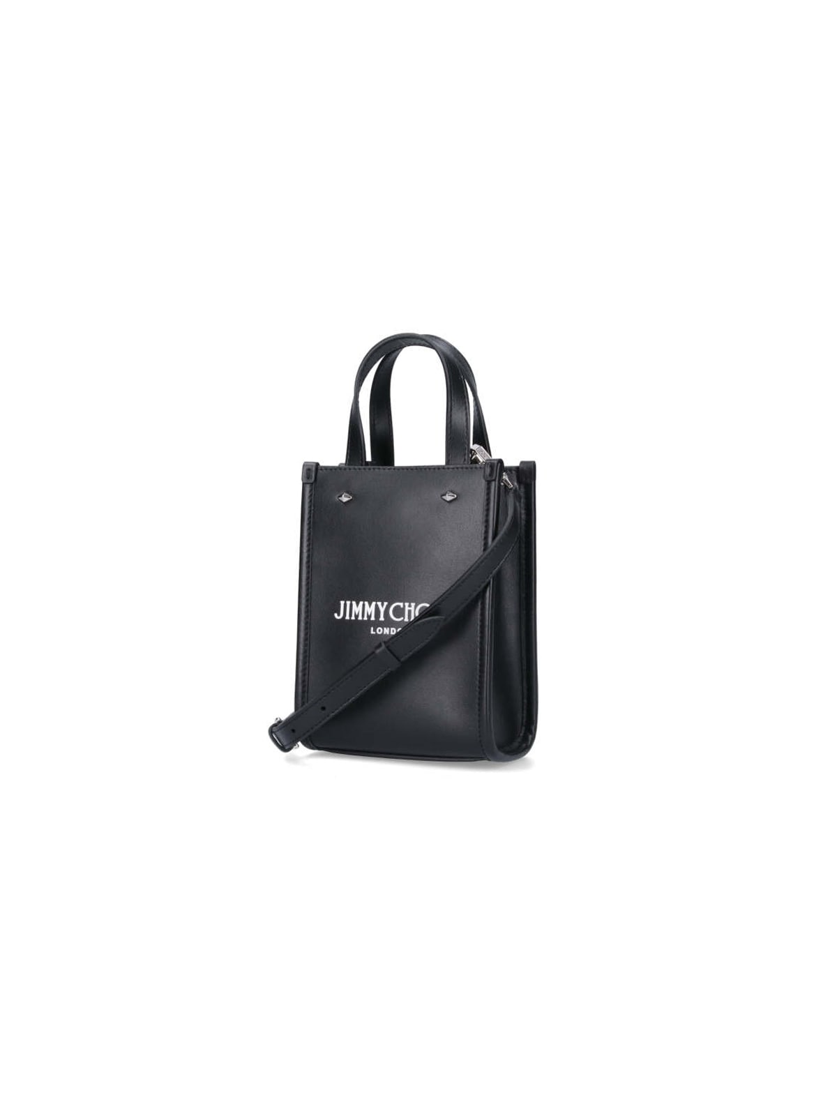 Shop Jimmy Choo Mini Tote Bag N/s In Black