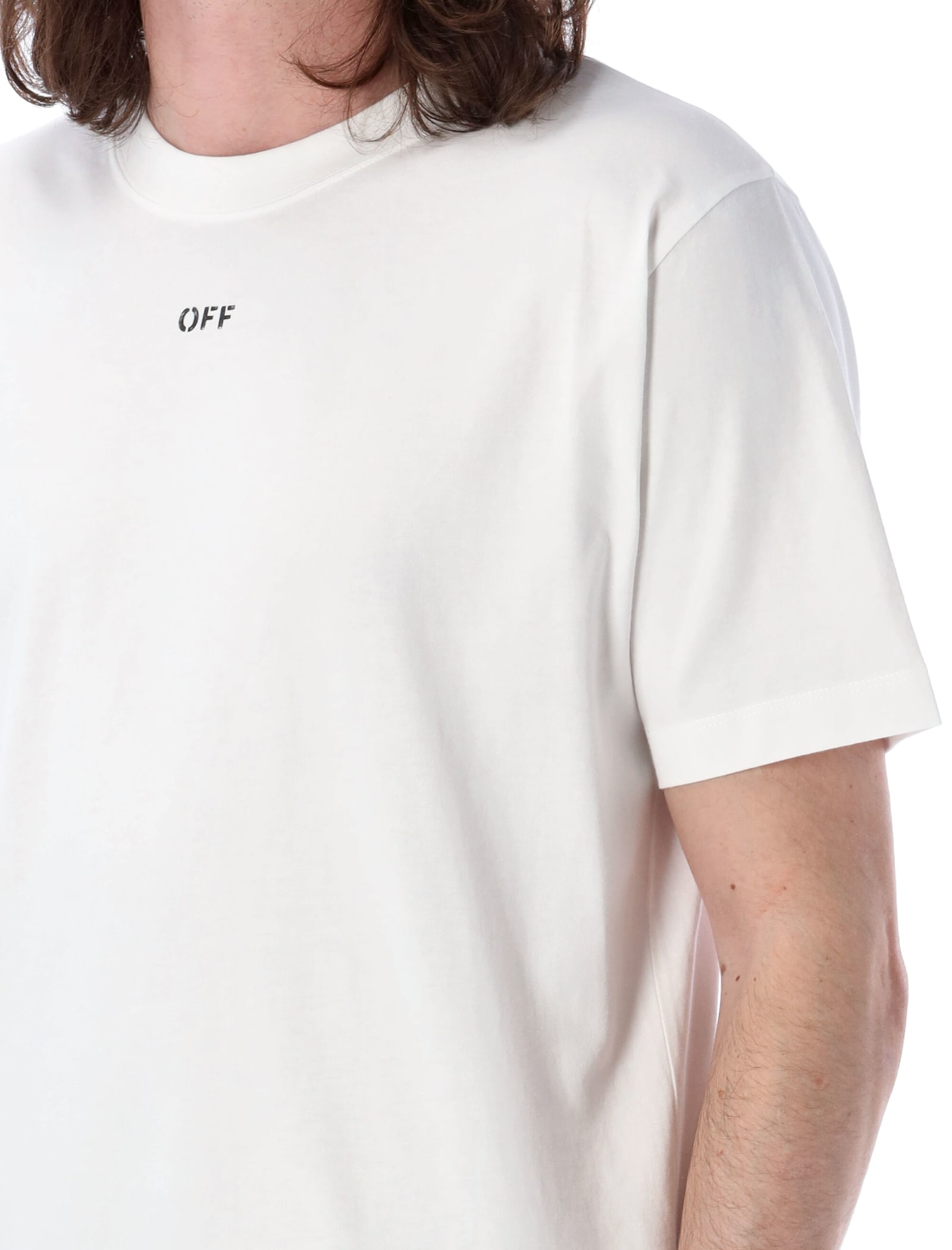 Shop Off-white Off Stamp Slim T-shirt In White