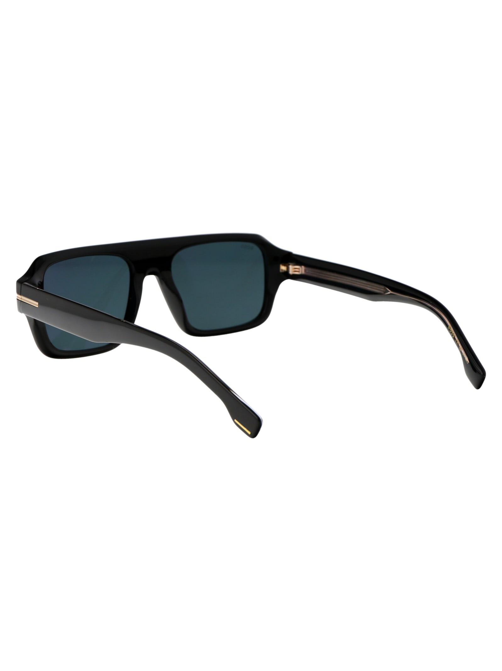 Shop Hugo Boss Boss 1595/s Sunglasses In 807a9 Black