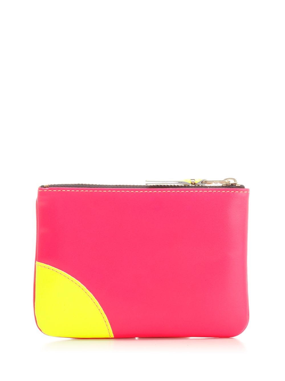 COMME DES GARÇONS TWO-TONE LEATHER COIN PURSE