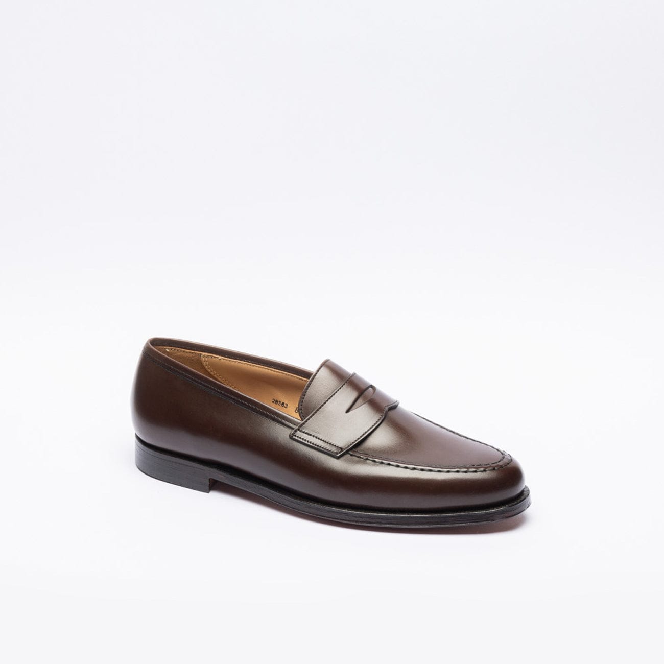 Coffee Burnished Calf Penny Loafer