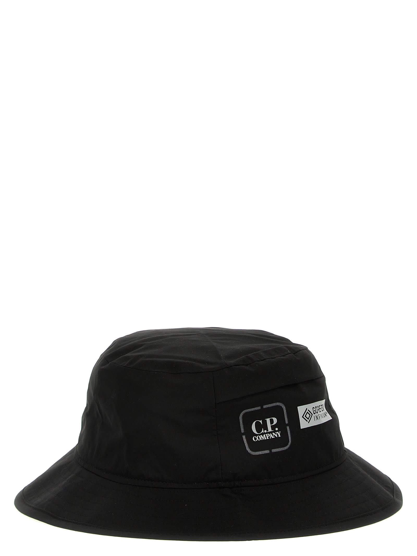 Shop C.p. Company Metropolis Series Bucket Hat In Black