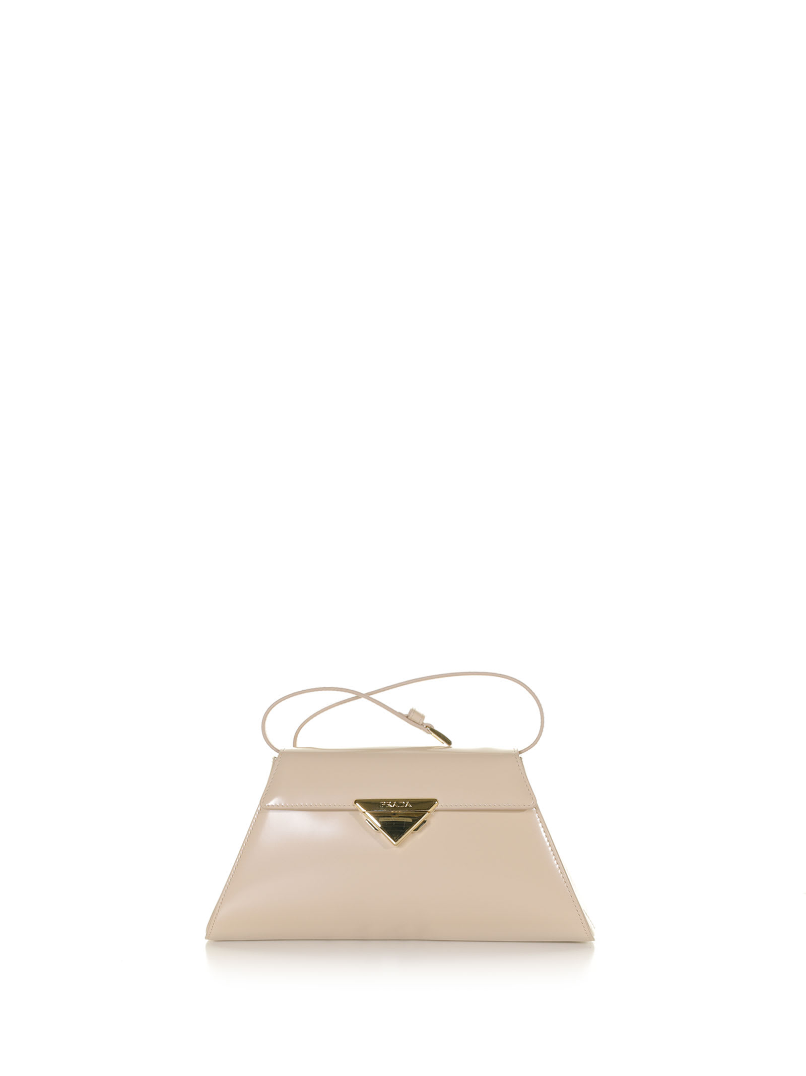 Prada Leather Shoulder Bag In Ninfea