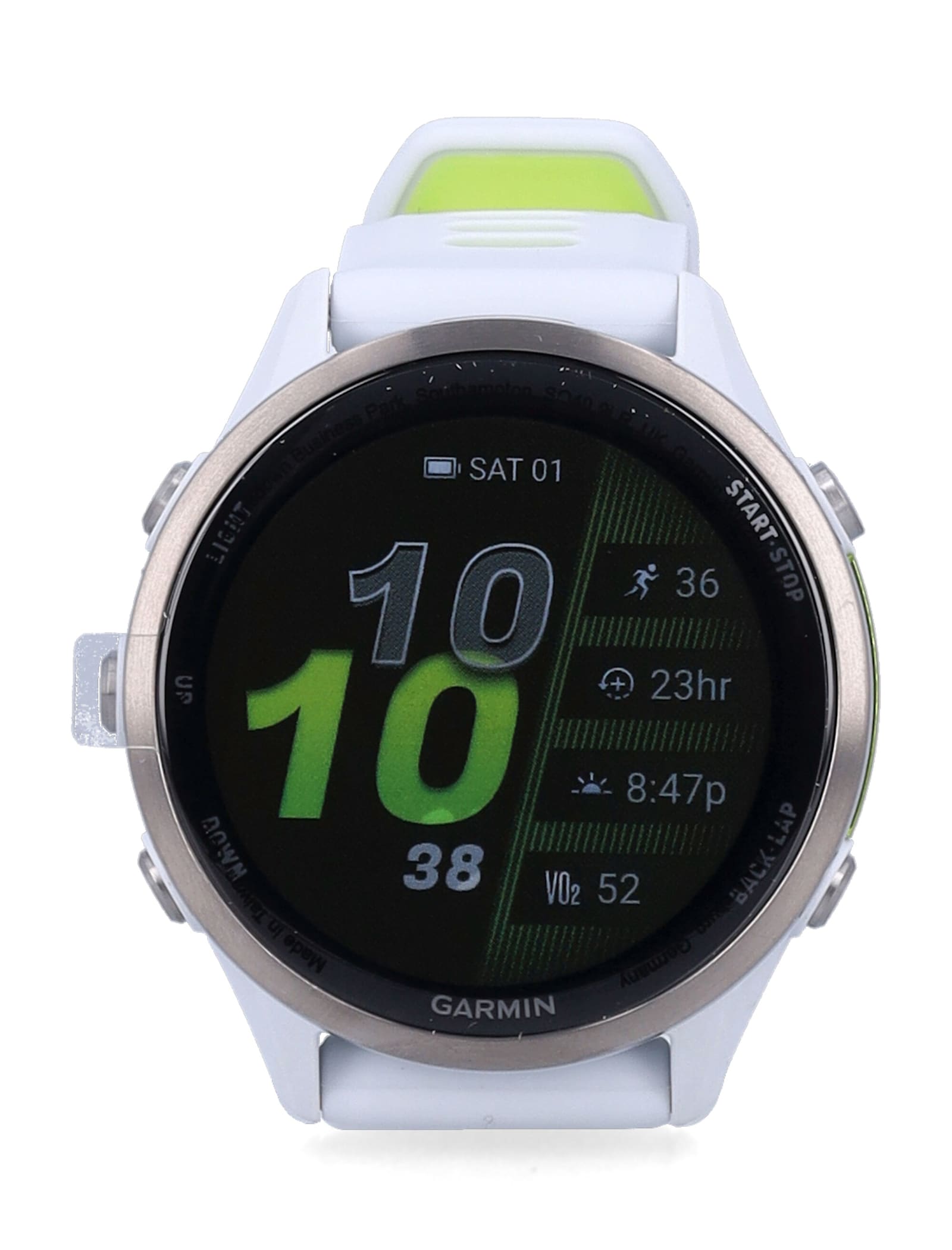 Garmin Forerunner® 970 Premium Amoled Gps Running & Triathlon Smartwatch In White