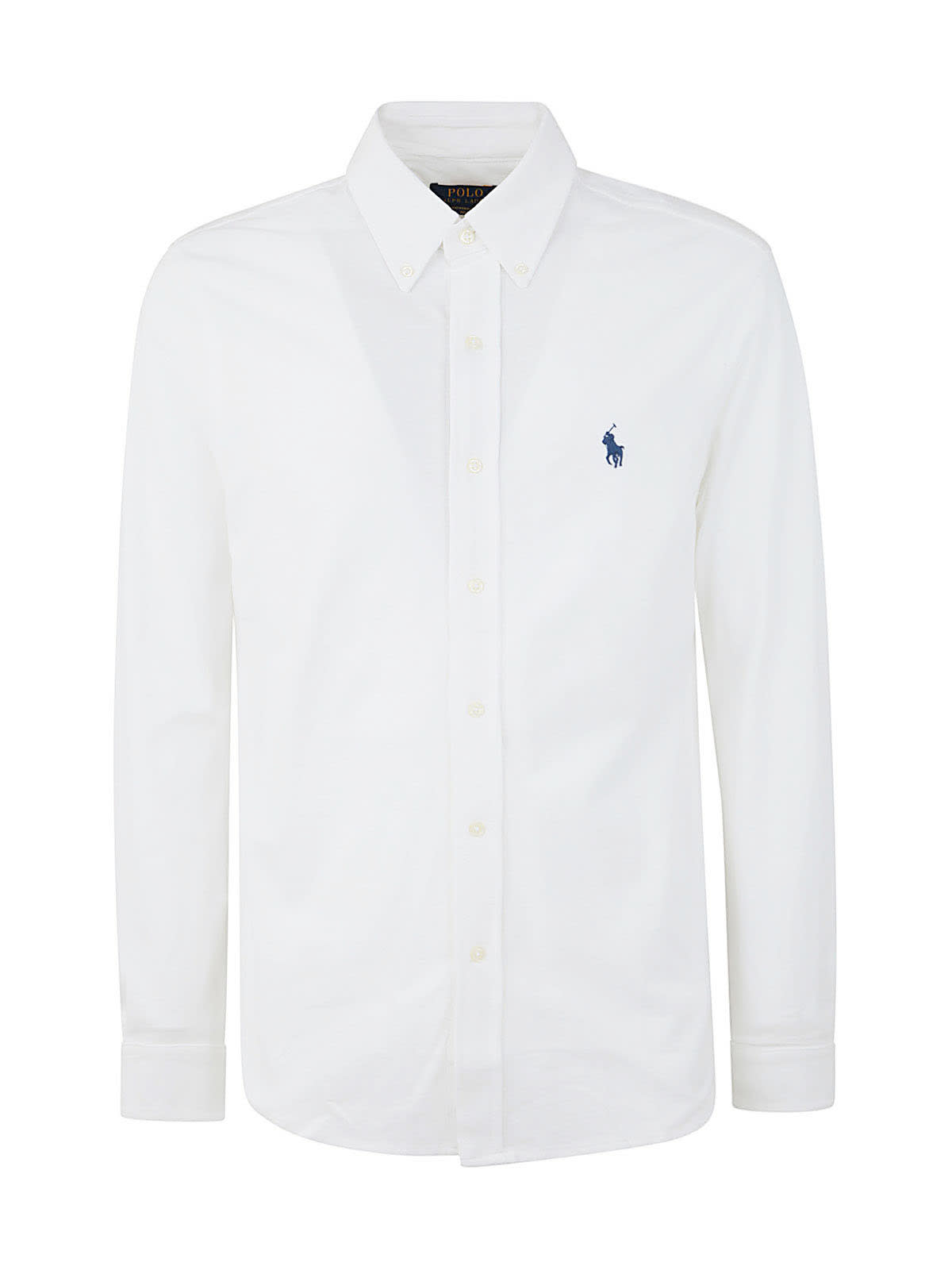 Shop Polo Ralph Lauren Lsfbbdm5 Long Sleeve Knit In White