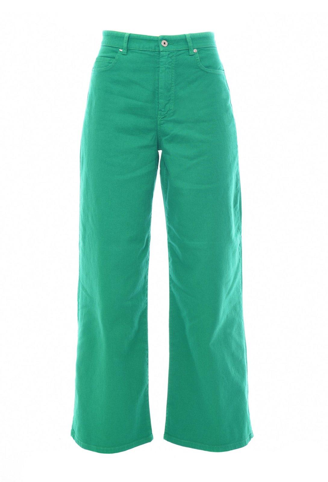 Logo Patch Wide Leg Pants Pants