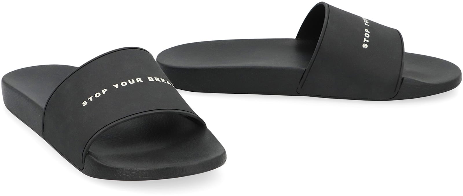 Shop Drkshdw Rubber Slides In Black