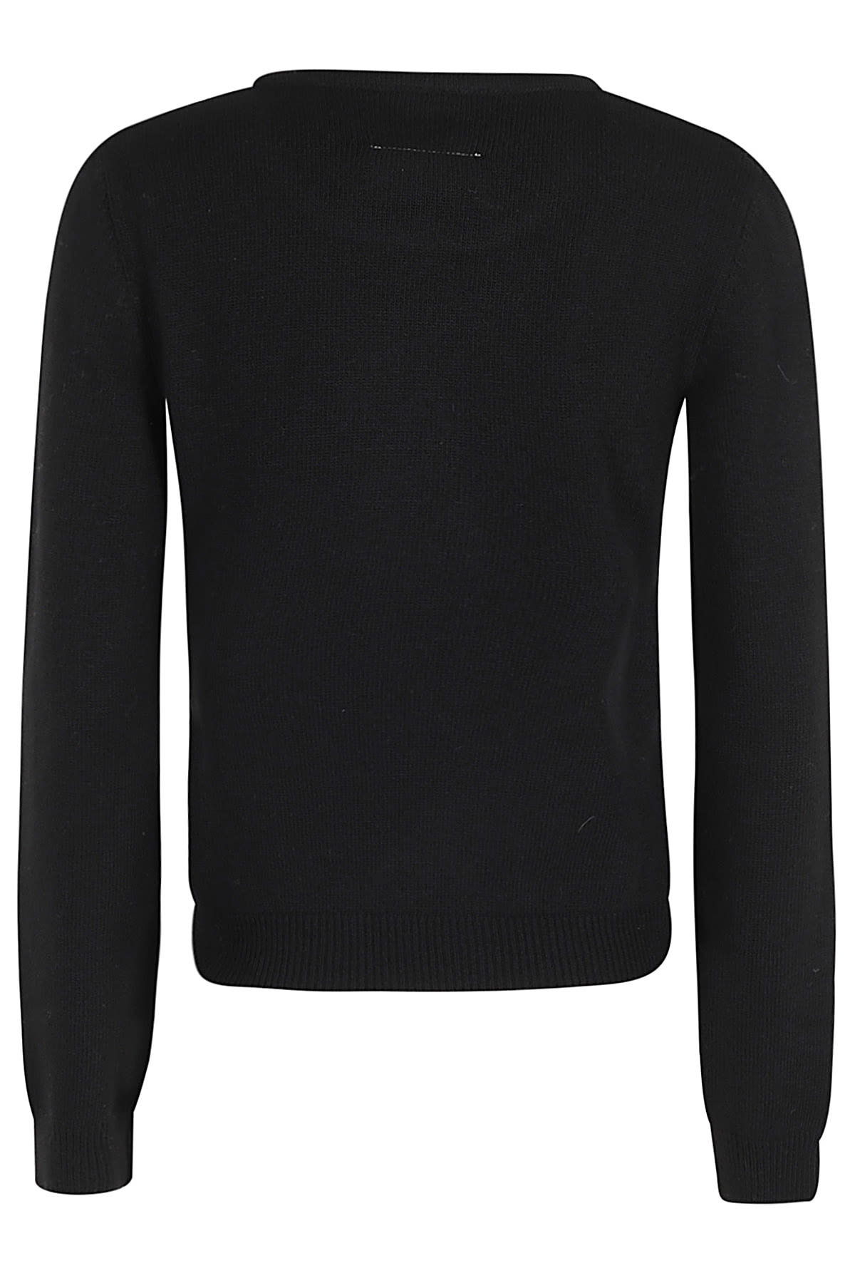 Shop Mm6 Maison Margiela Long Sleeved Top In S Black