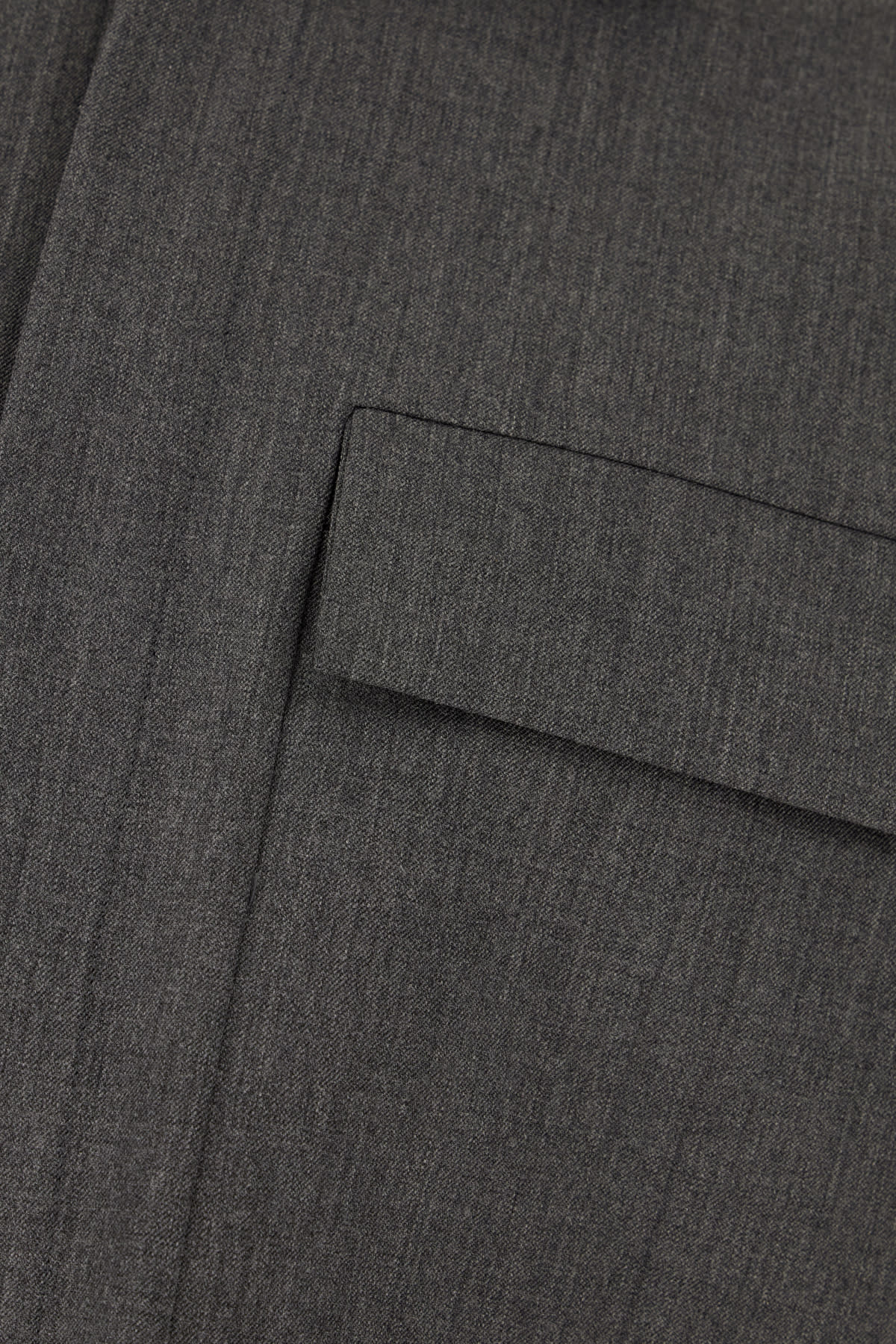 Nine In The Morning Dark Grey Stretch Wool Jacket In Gray