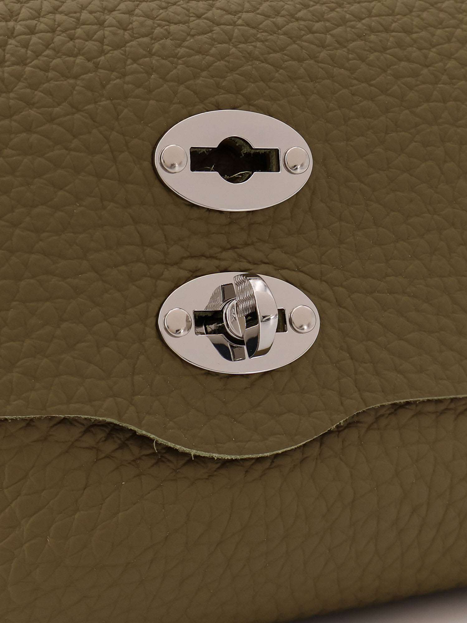 Zanellato Postina Baby Leather Crossbody Bag In Green