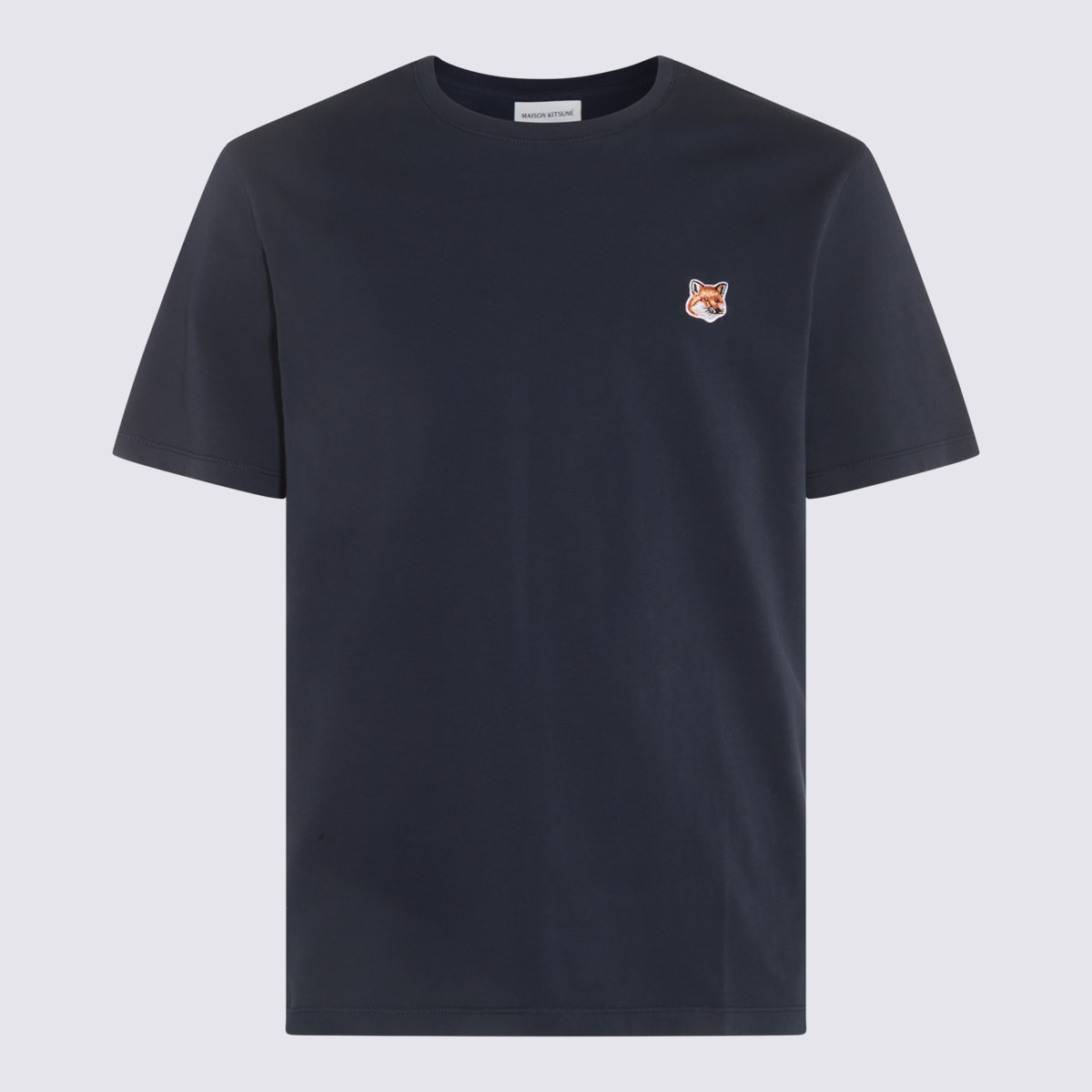 Maison Kitsuné Blue Cotton T-shirt