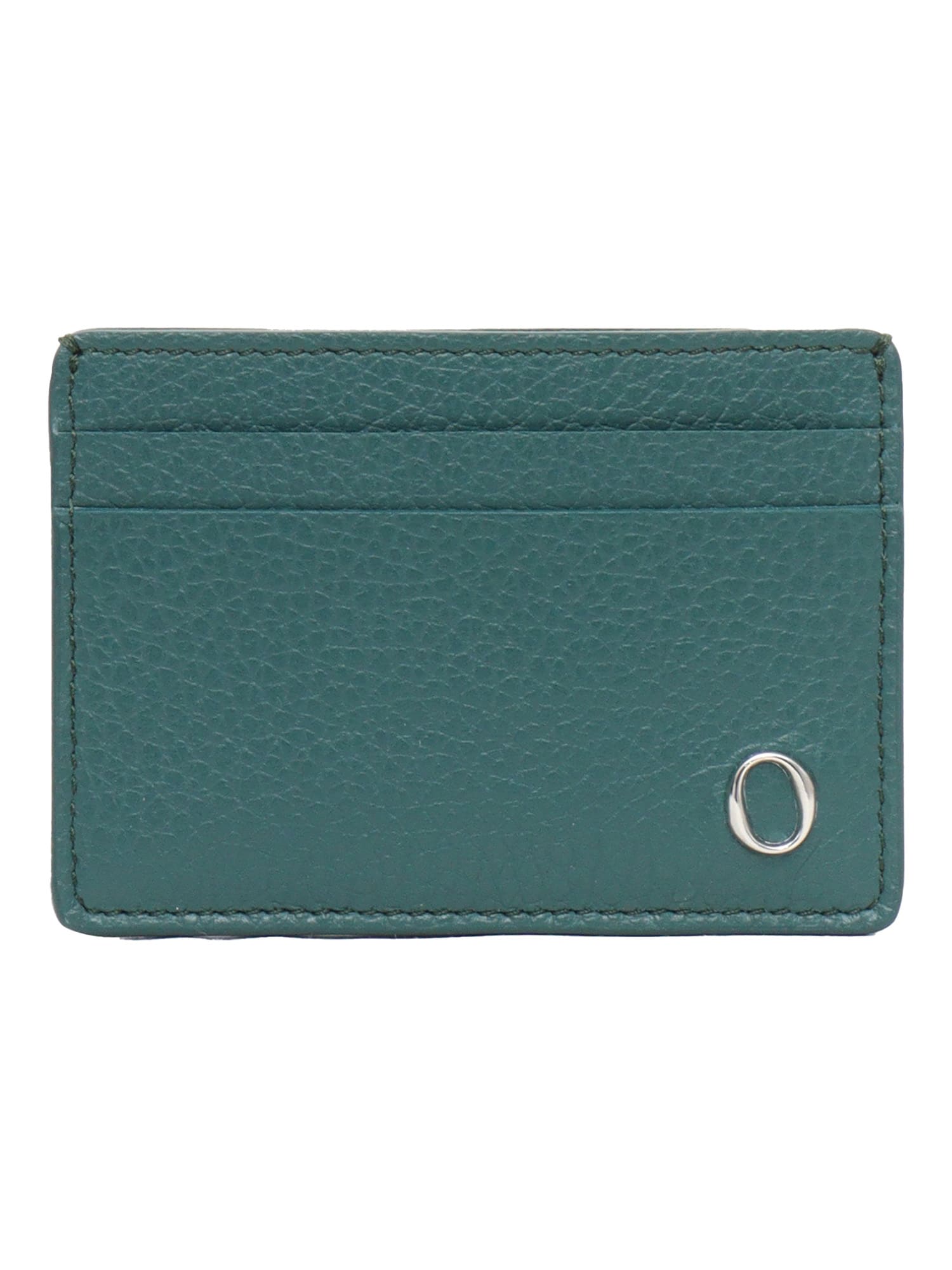 Orciani Green Wallet In Brown