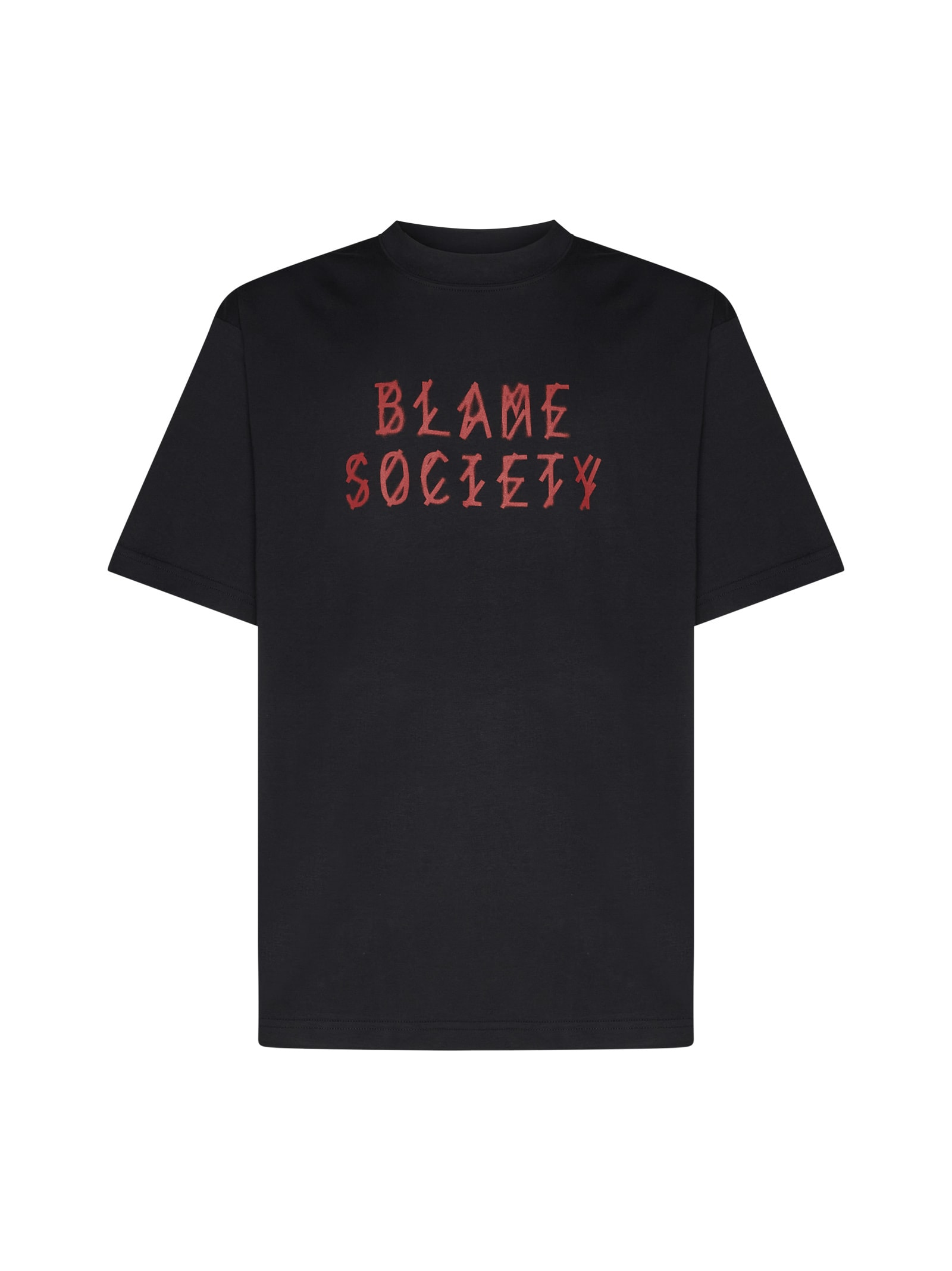 Shop 44 Label Group T-shirt In Black + 44 Burning Money