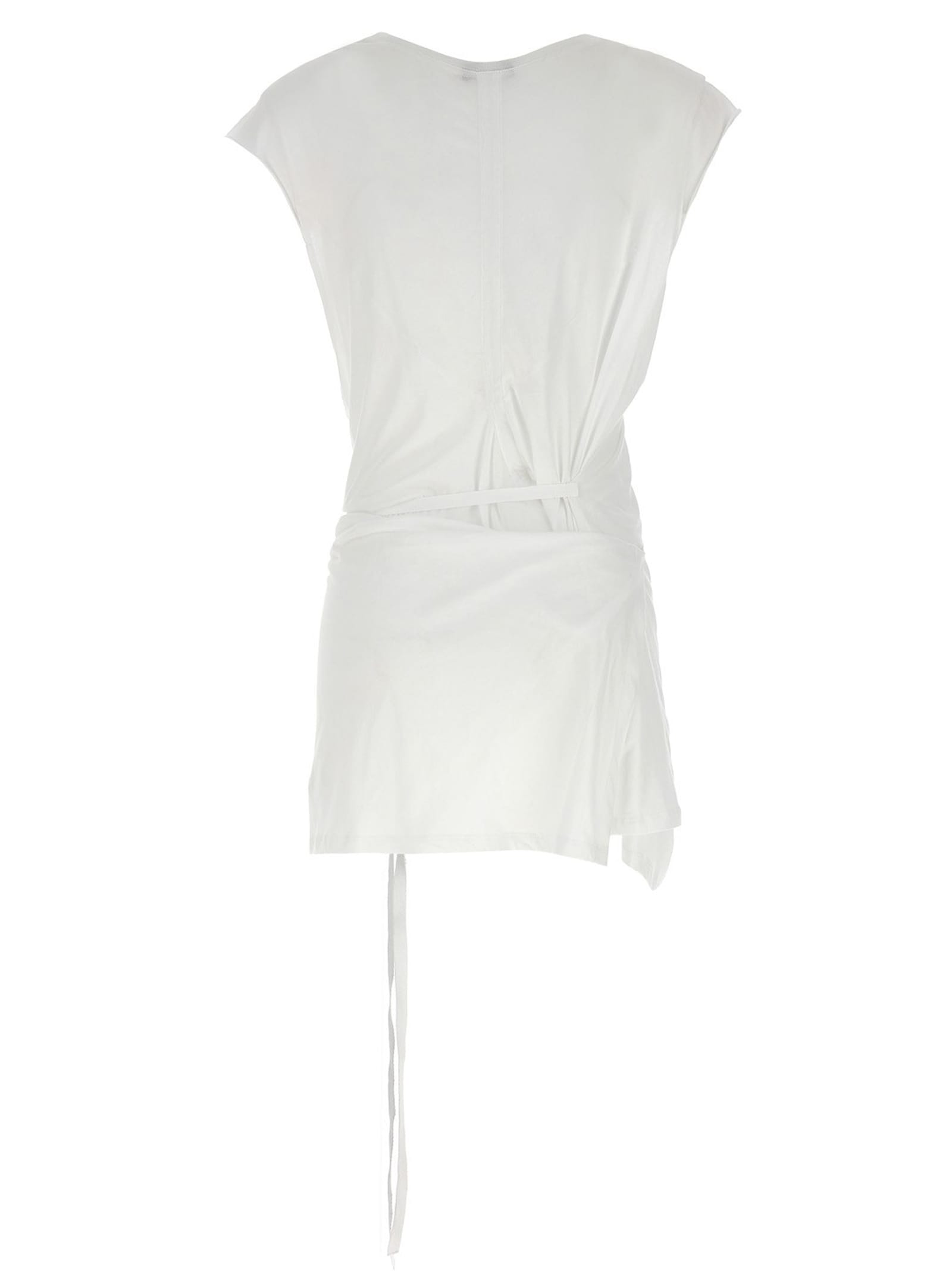 Shop Ann Demeulemeester Moora Dress In White