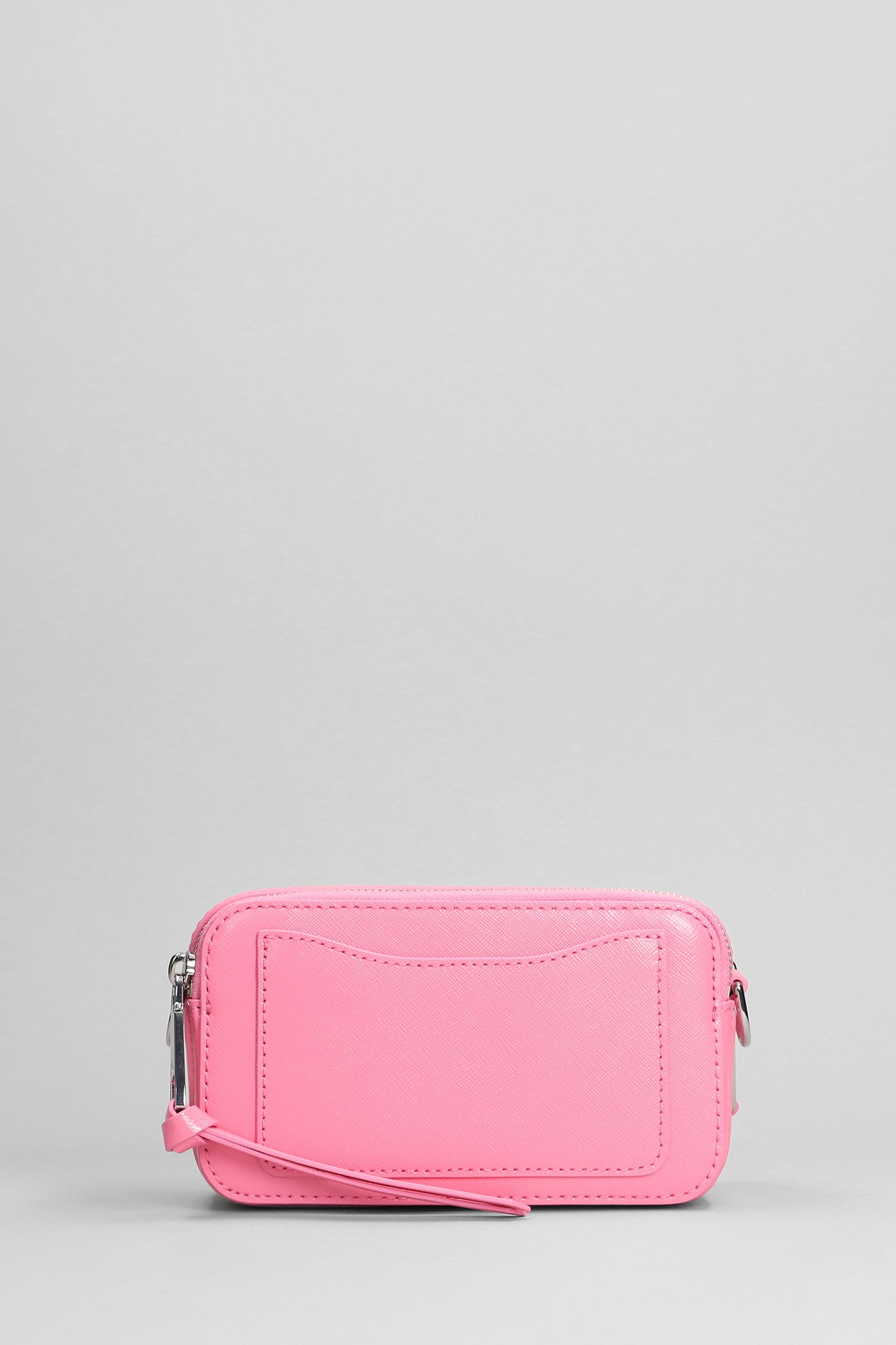 Shop Marc Jacobs The Snapshot Shoulder Bag In Rose-pink Leather