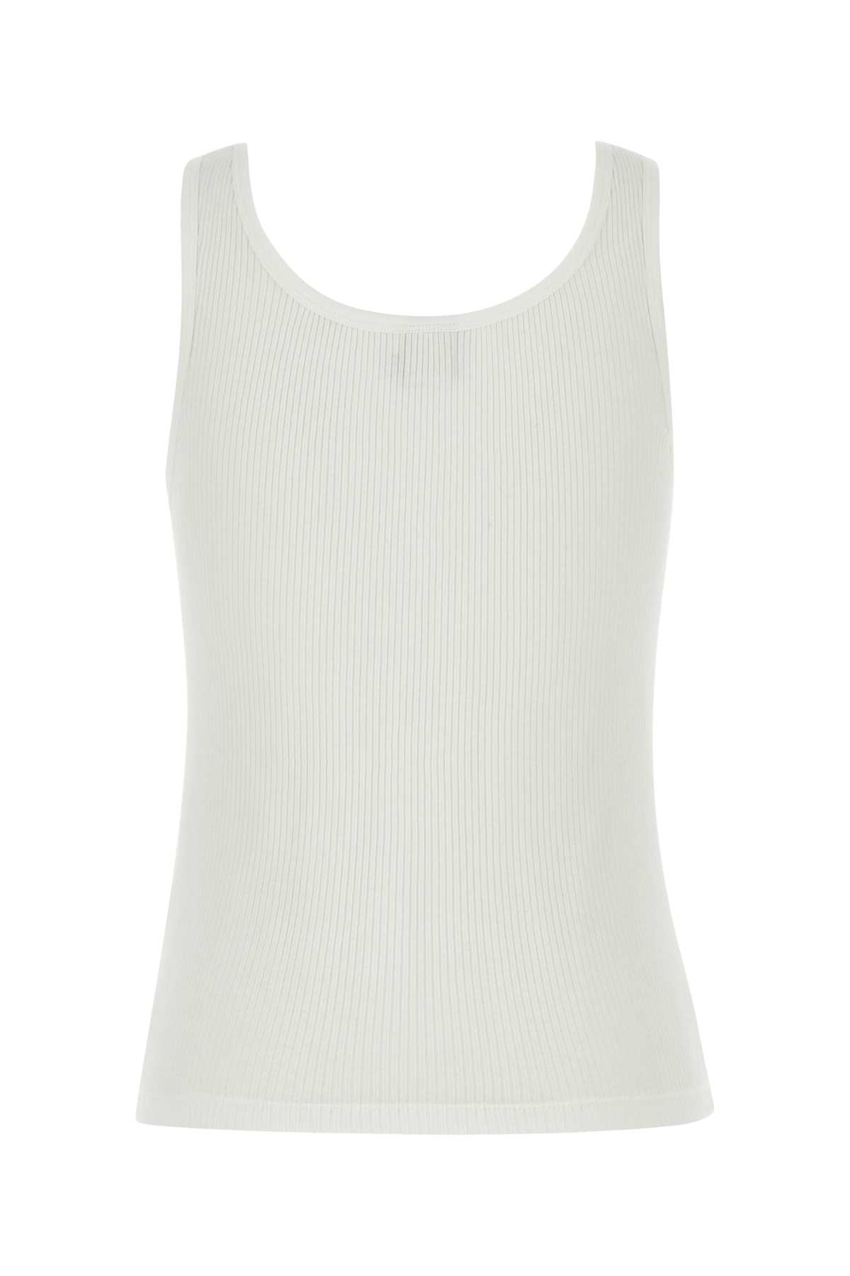 Chloé Tank Top In Cotton Jersey In Brown