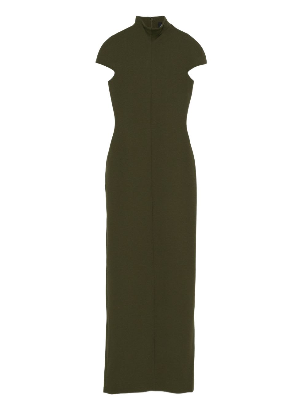 Solace London Lang Maxi Dress In Green