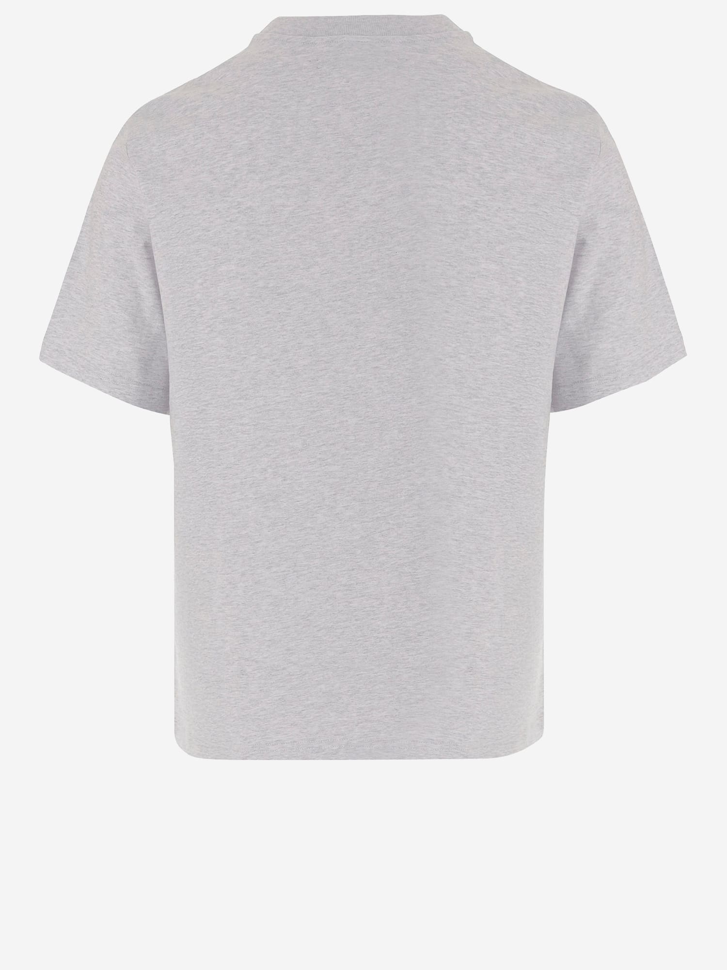 Jacquemus Grey Crewneck Logo T-shirt In Gray