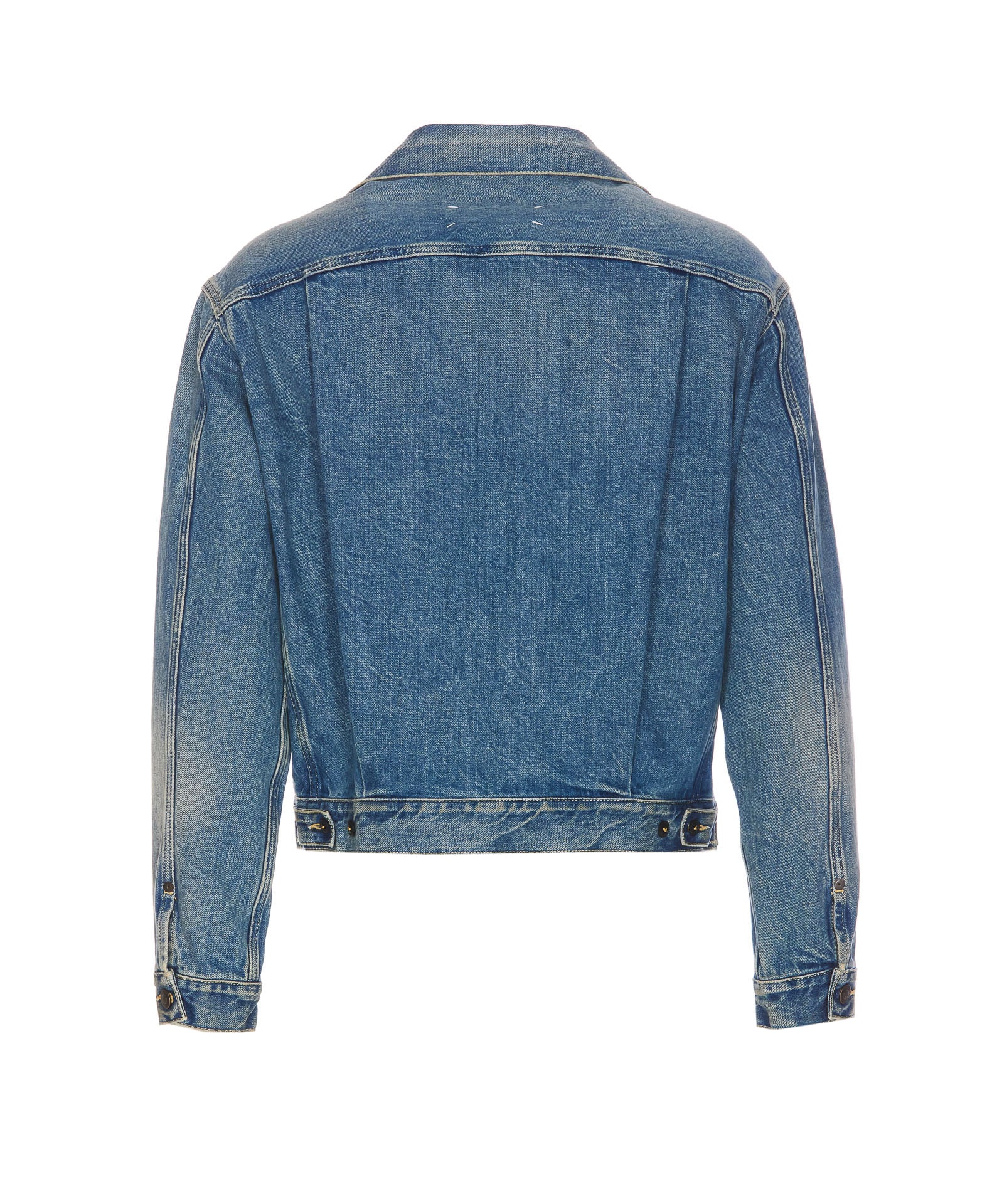 Shop Maison Margiela Denim Jacket In Blue