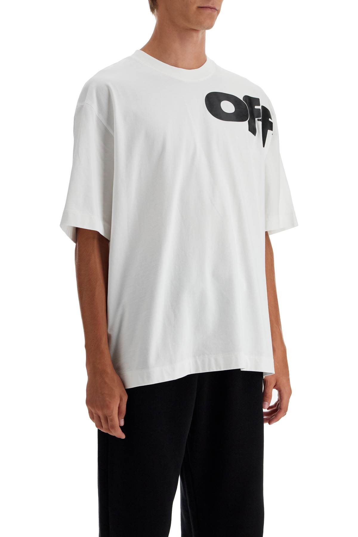 Shop Off-white Shared Logo T-shirt With In White - Black (white)