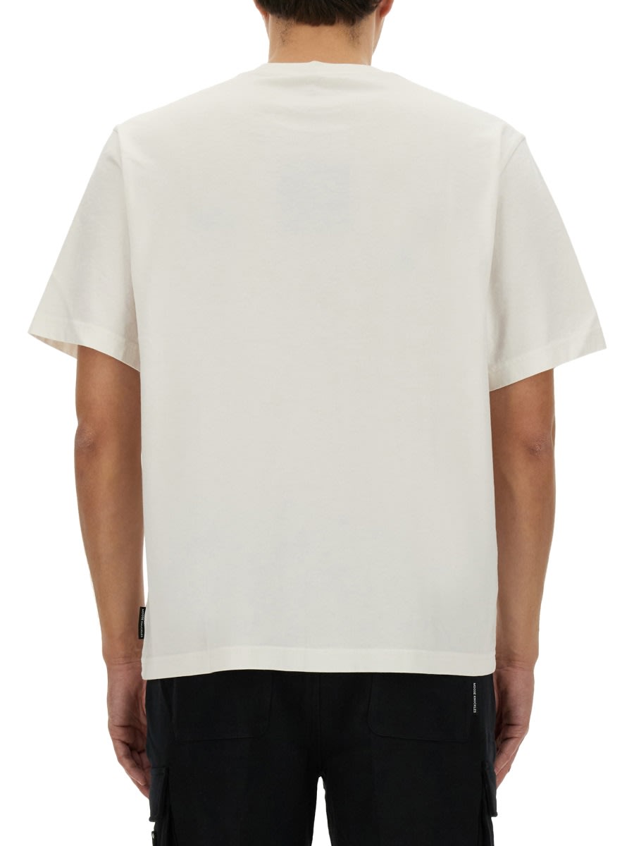 Shop Moose Knuckles T-shirt Henri In White